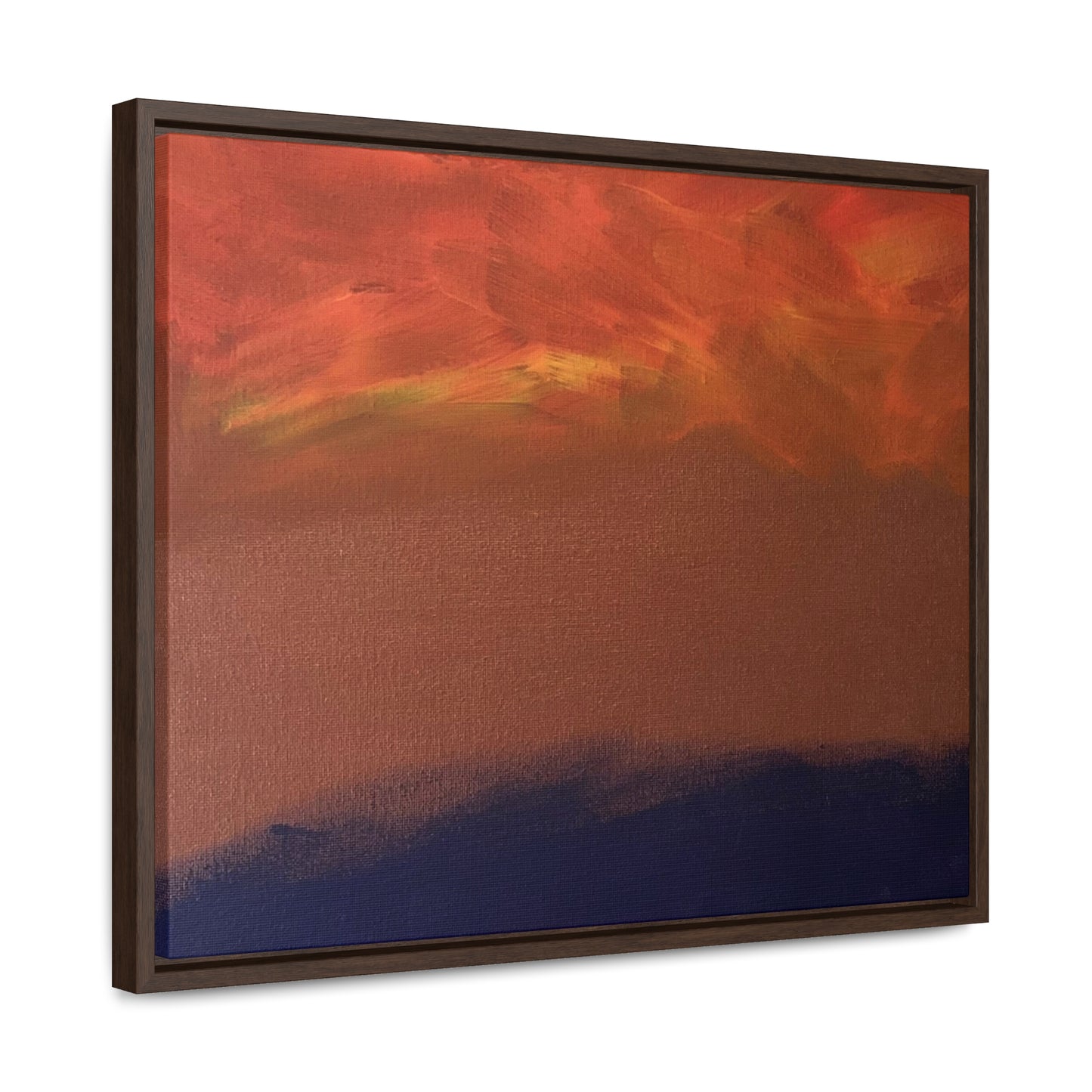 Fiery sunset