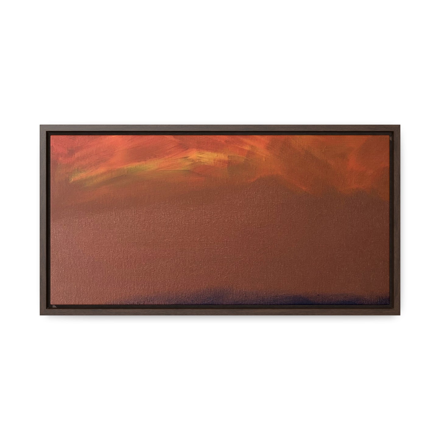 Fiery sunset