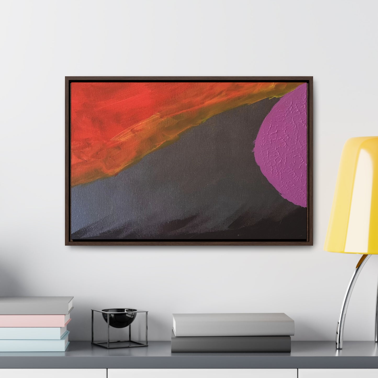 Sunset series #3 purple moon