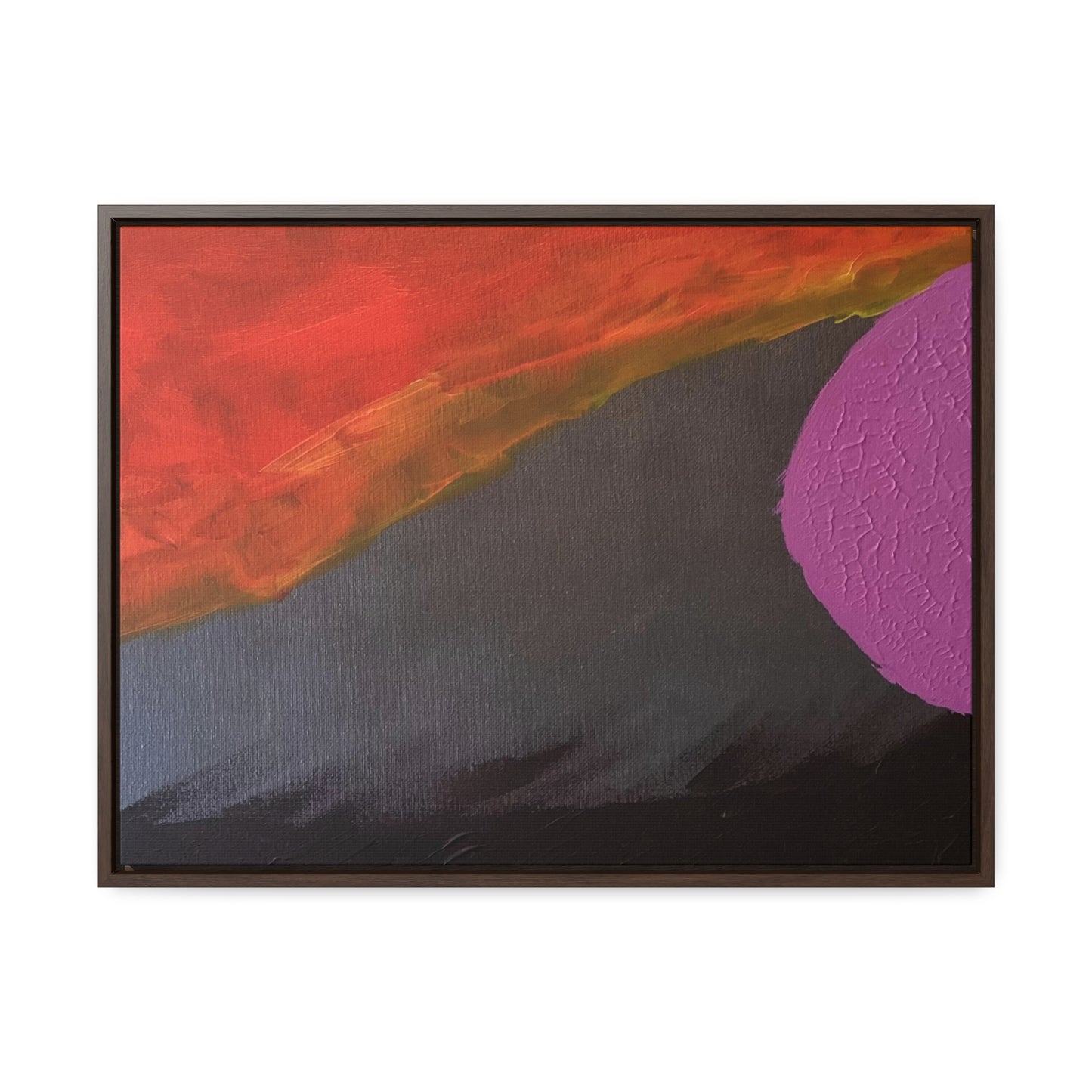 Sunset series #3 purple moon