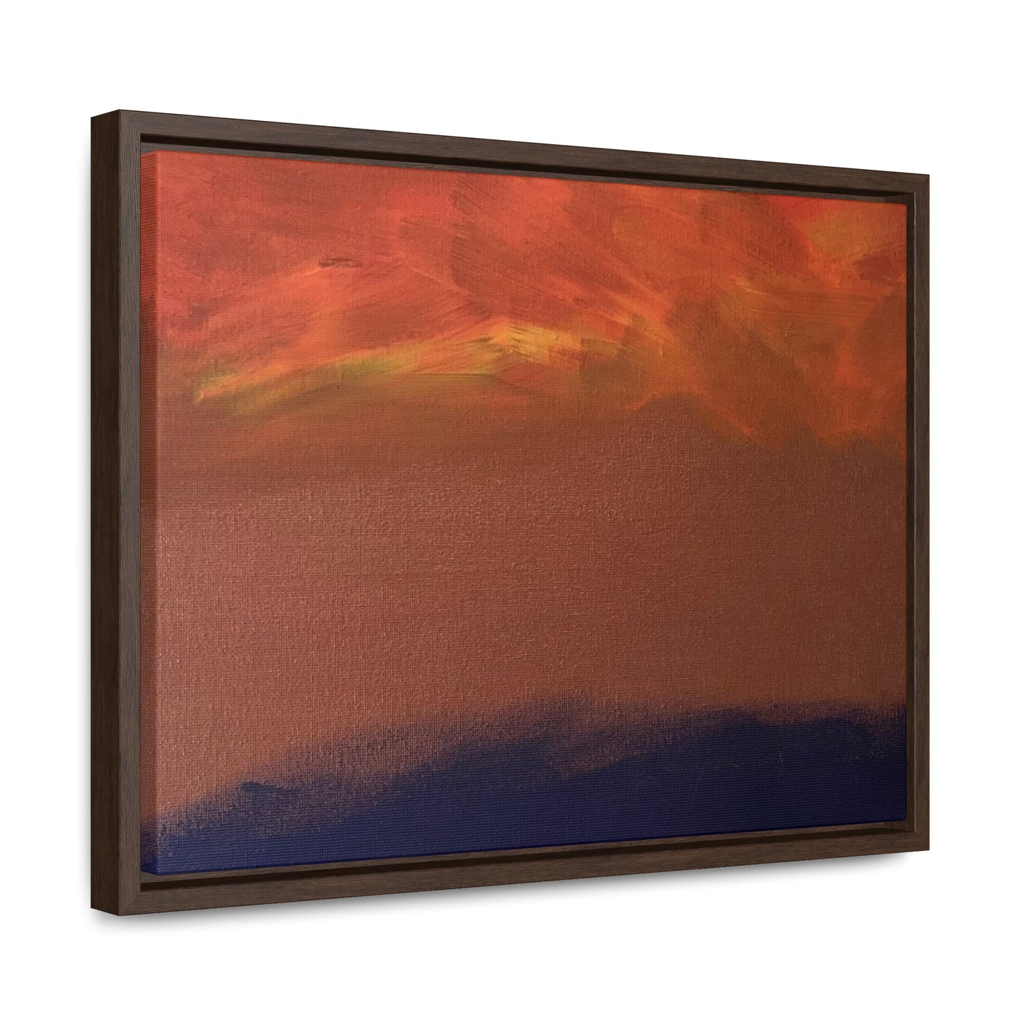 Fiery sunset