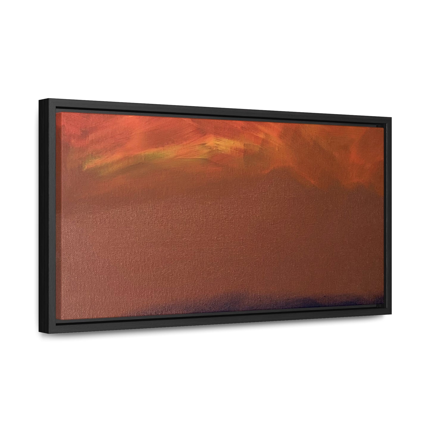 Fiery sunset