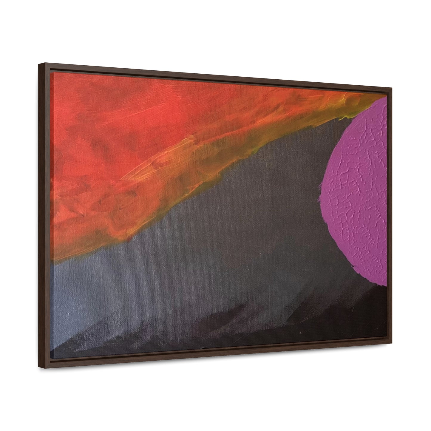 Sunset series #3 purple moon