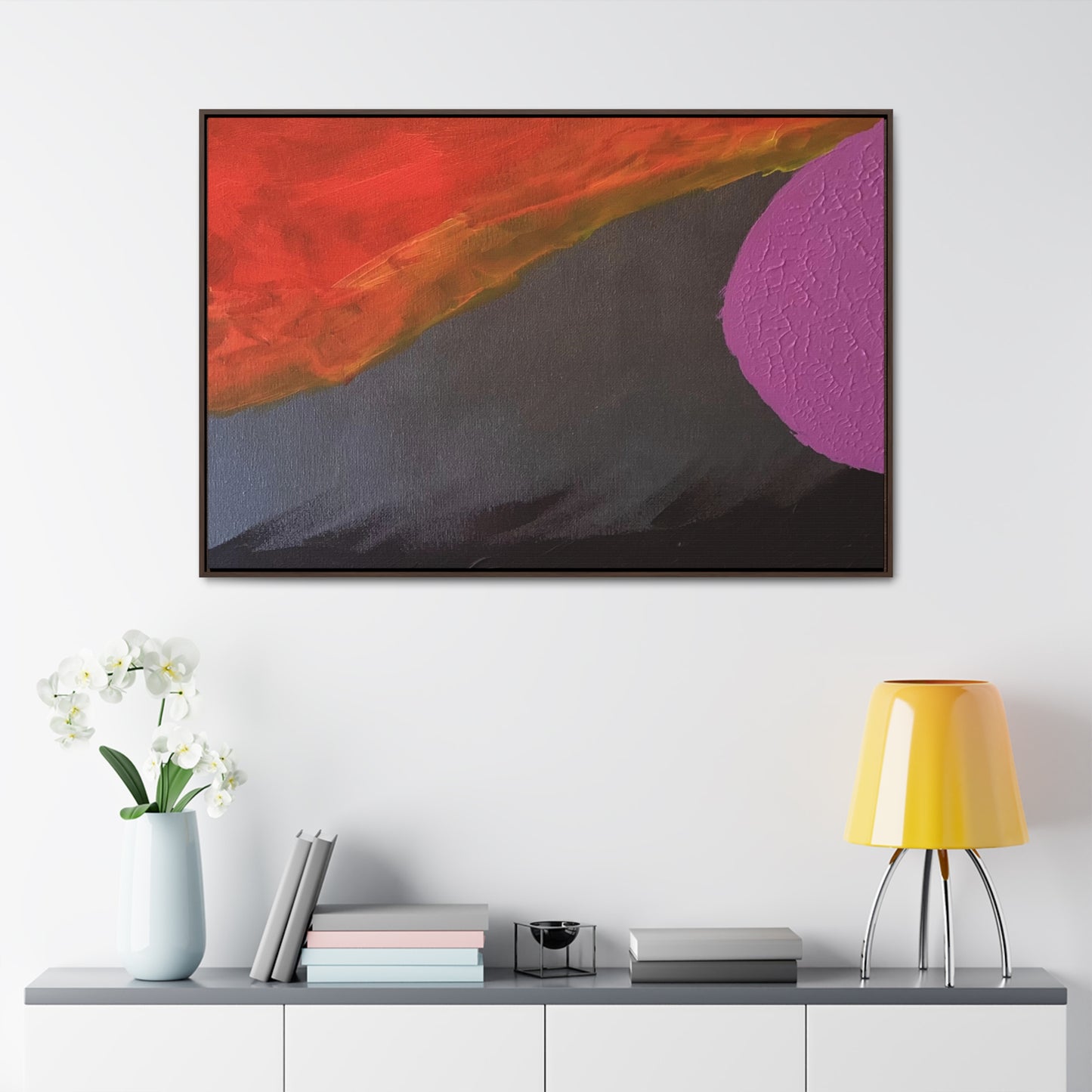 Sunset series #3 purple moon