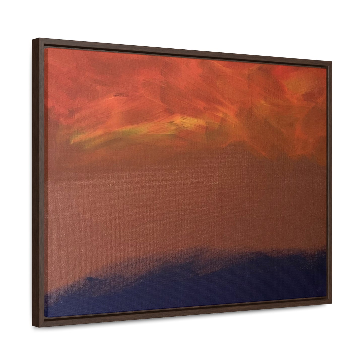 Fiery sunset