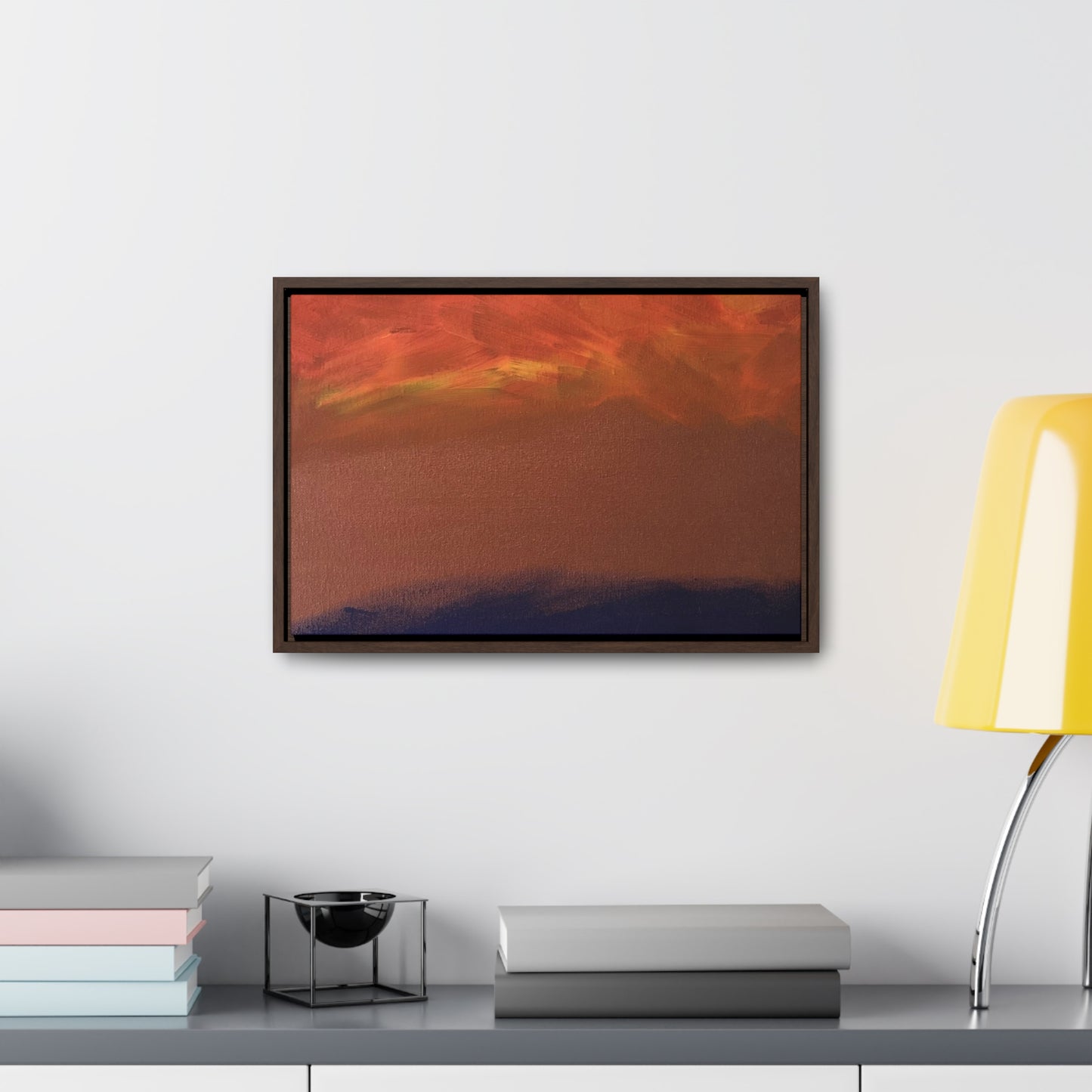 Fiery sunset