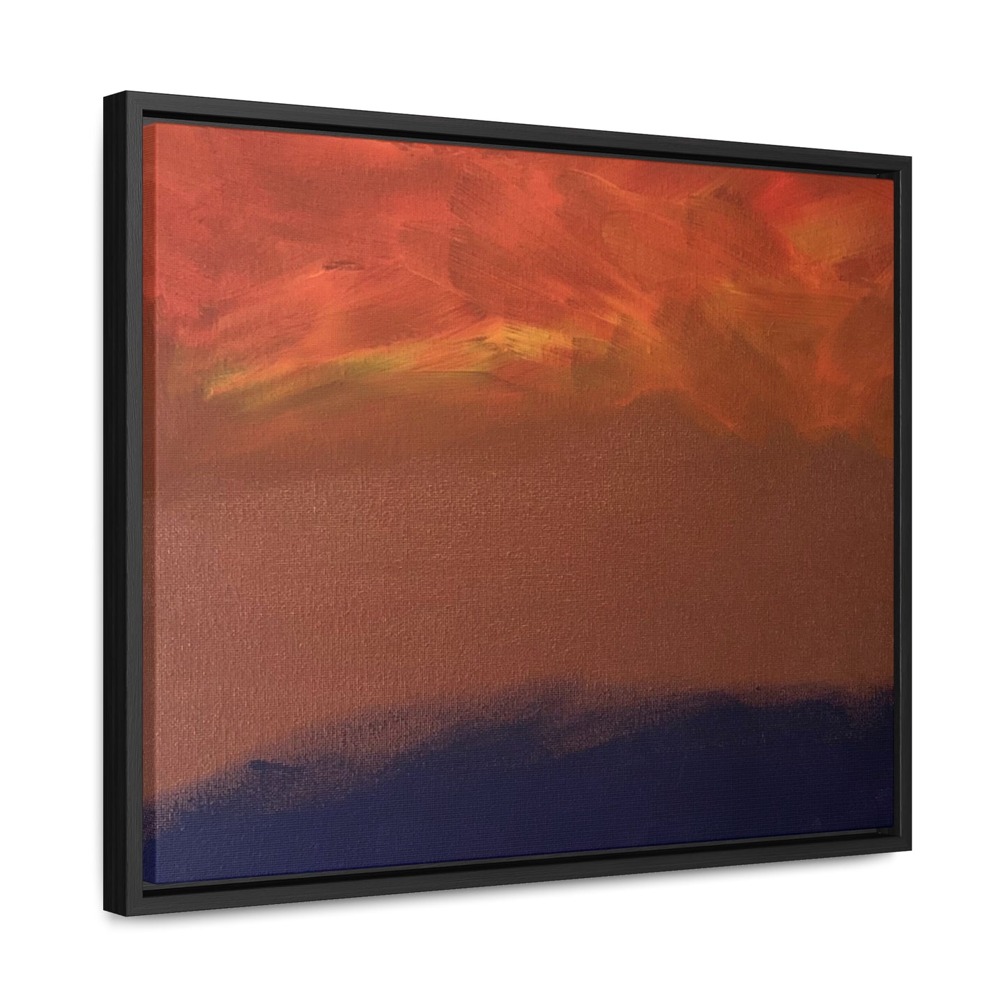 Fiery sunset
