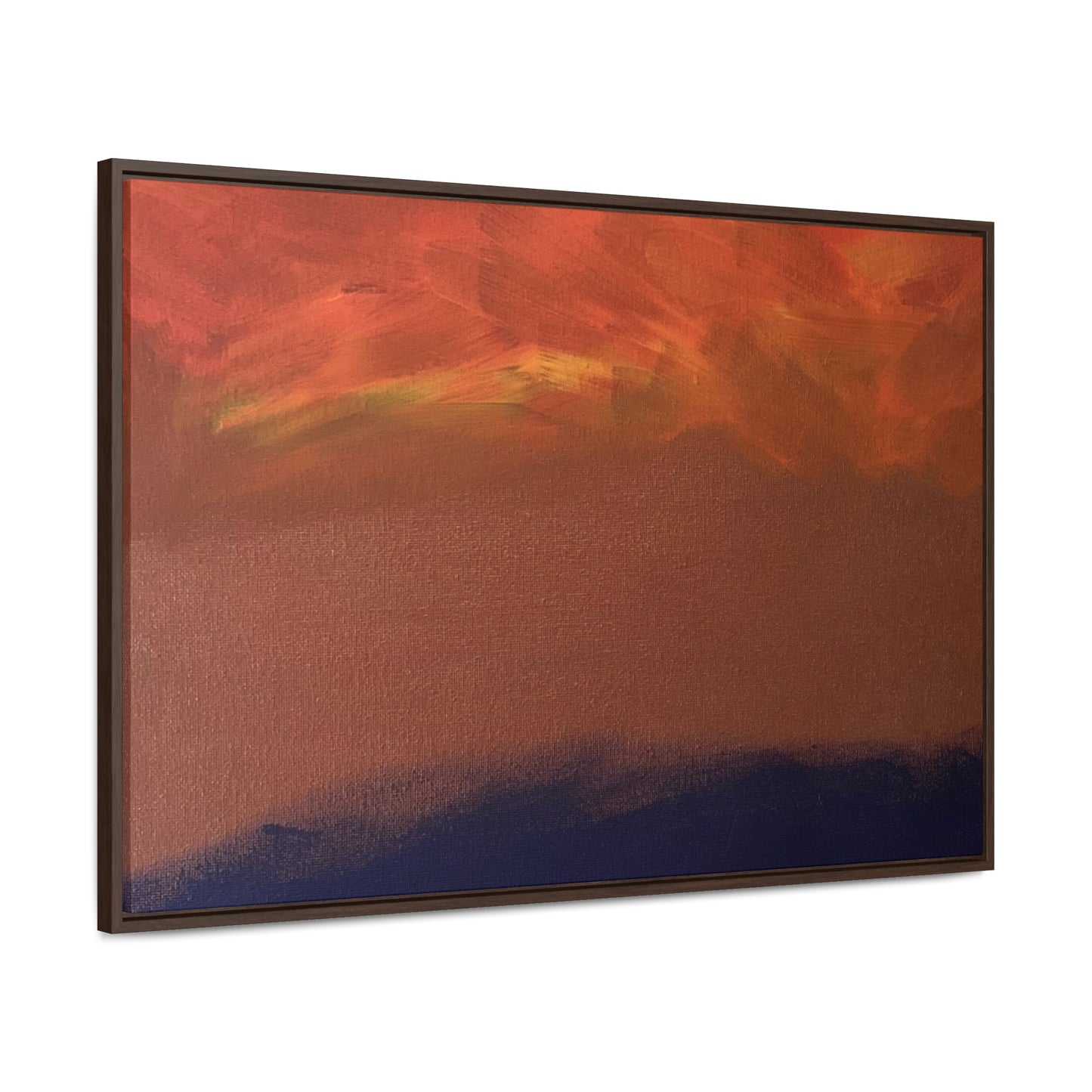 Fiery sunset