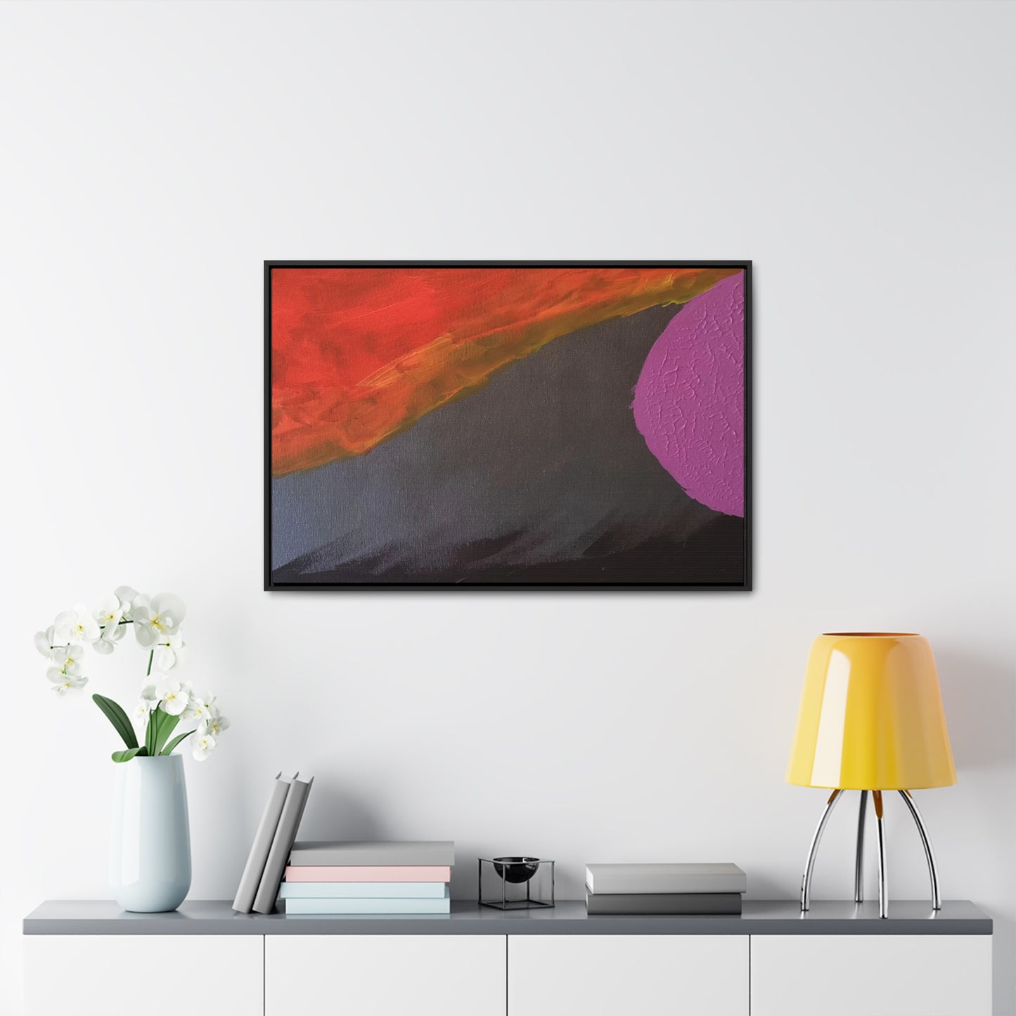 Sunset series #3 purple moon