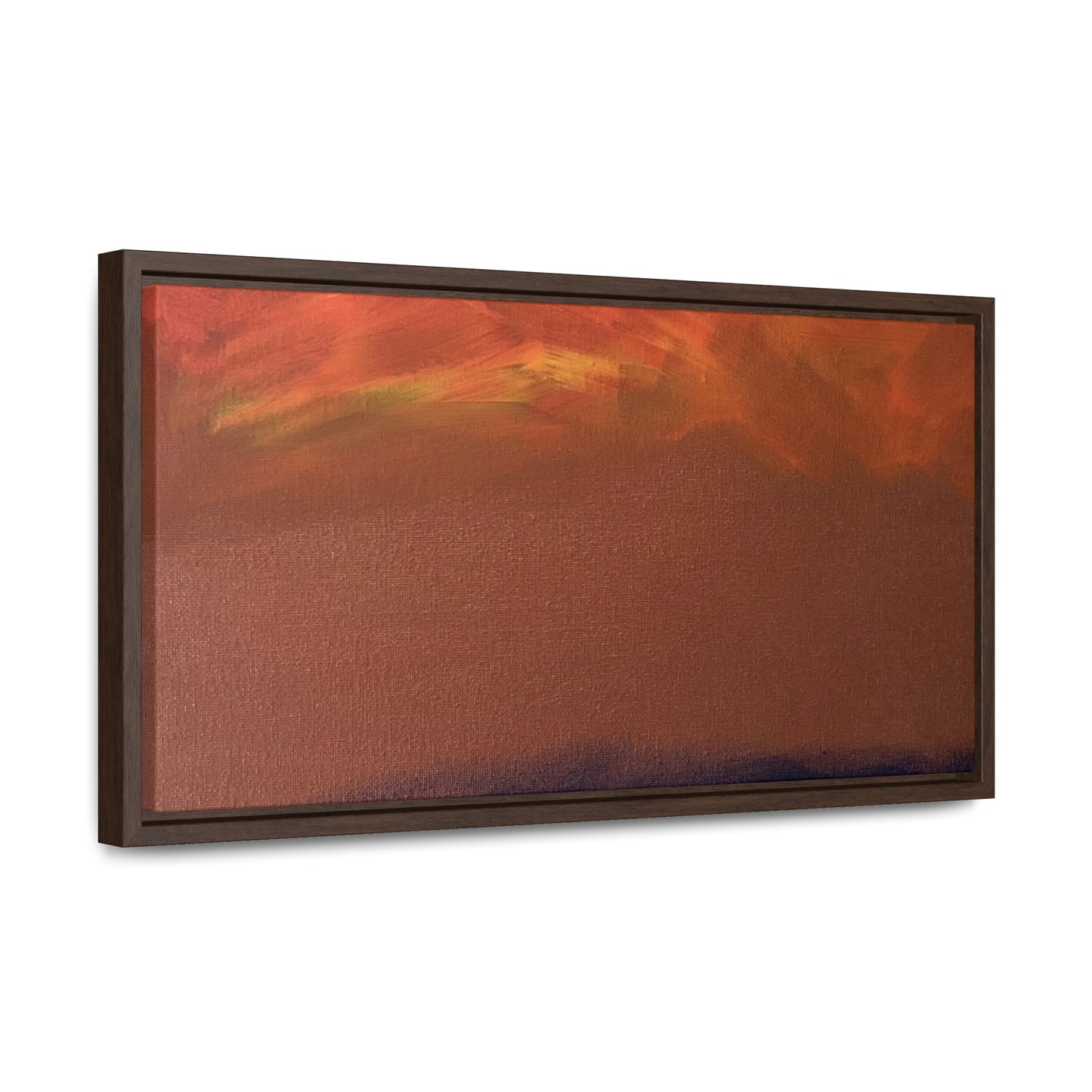 Fiery sunset