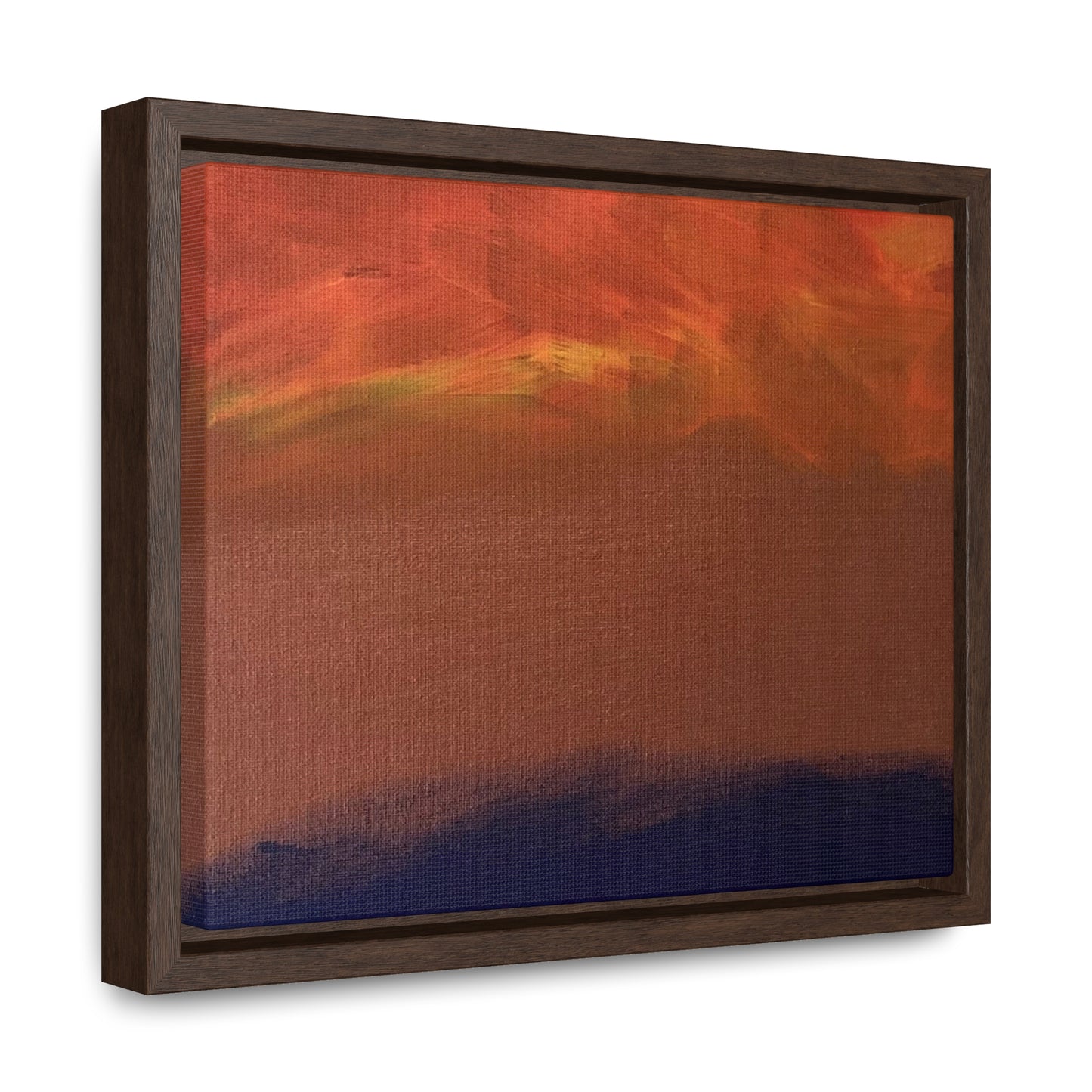 Fiery sunset