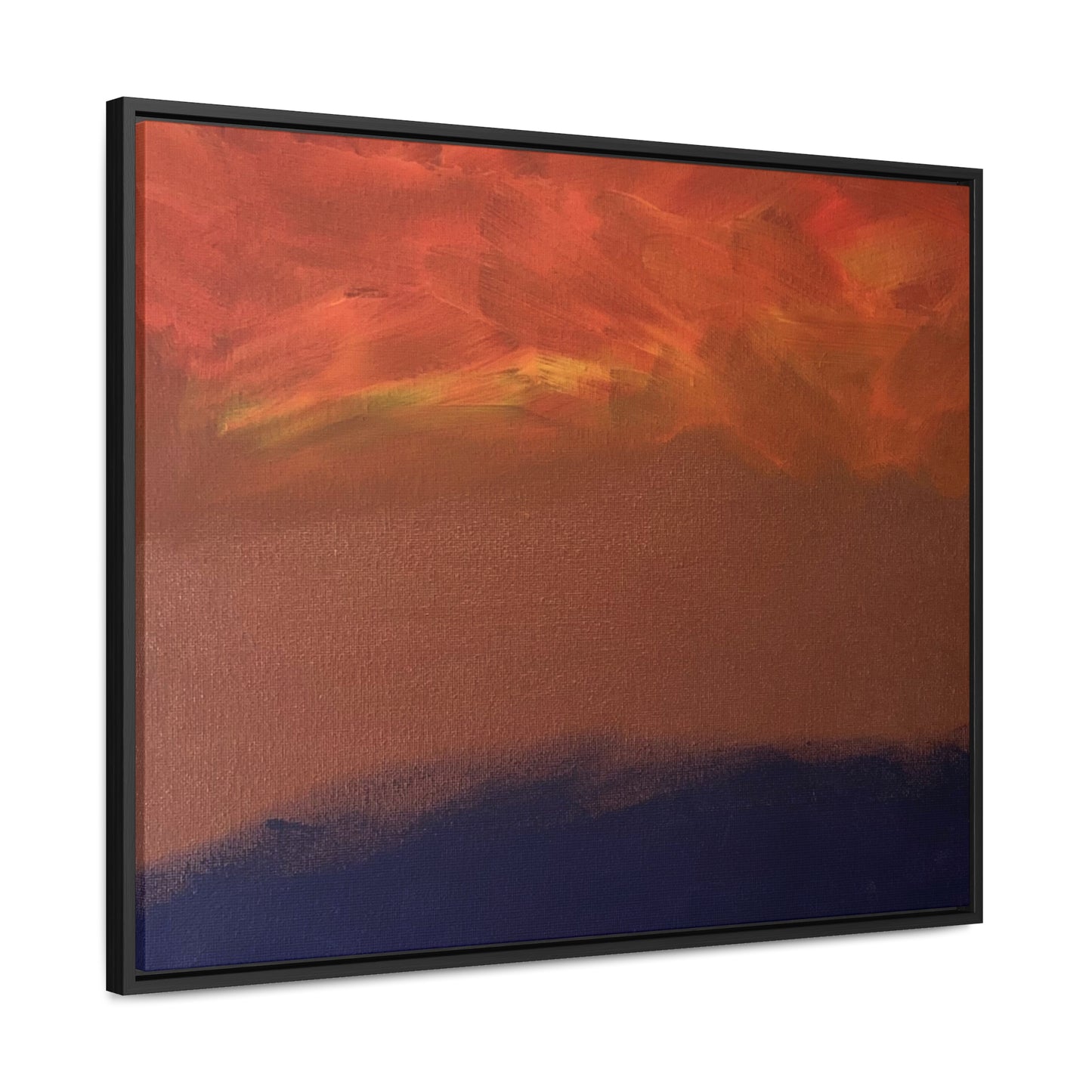 Fiery sunset
