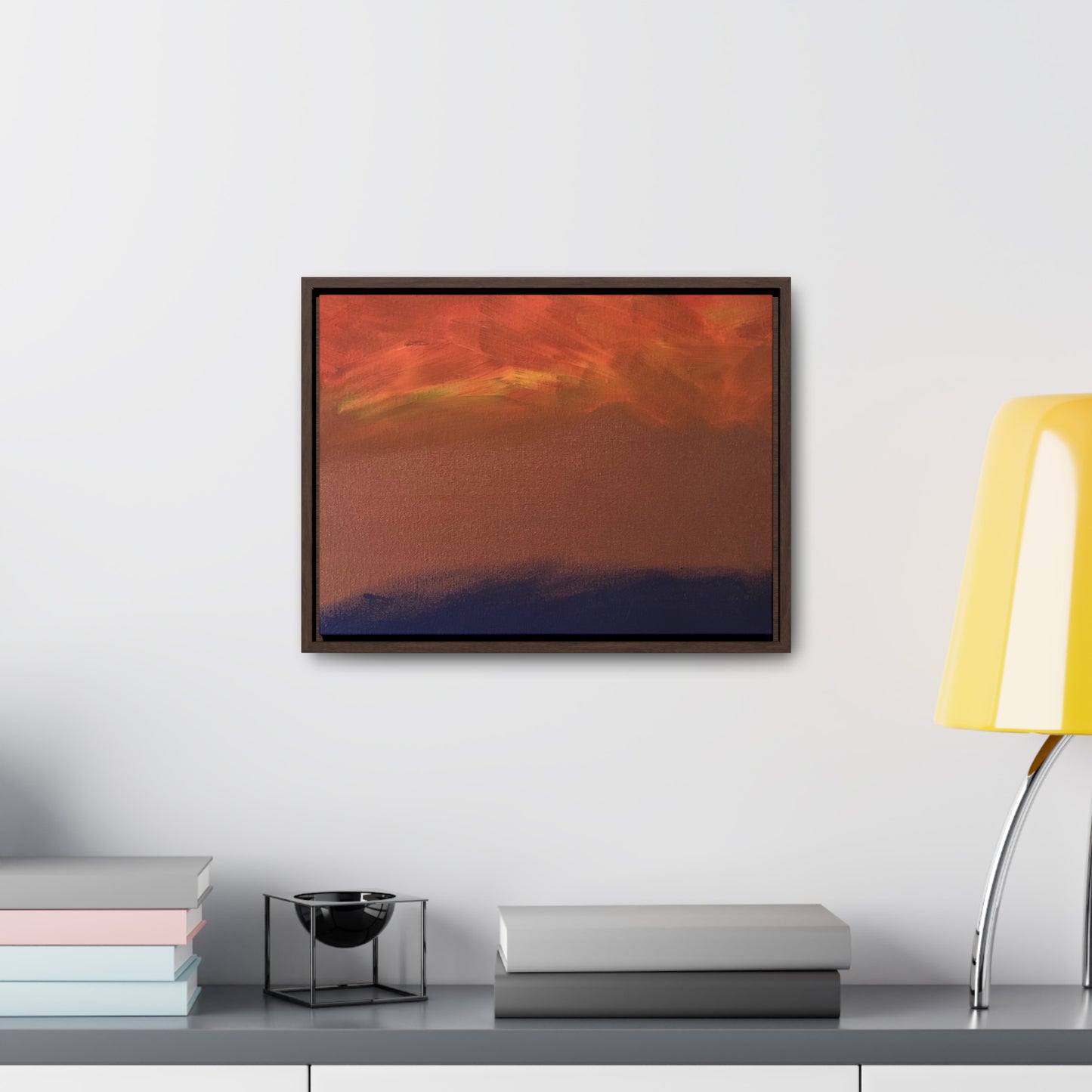 Fiery sunset