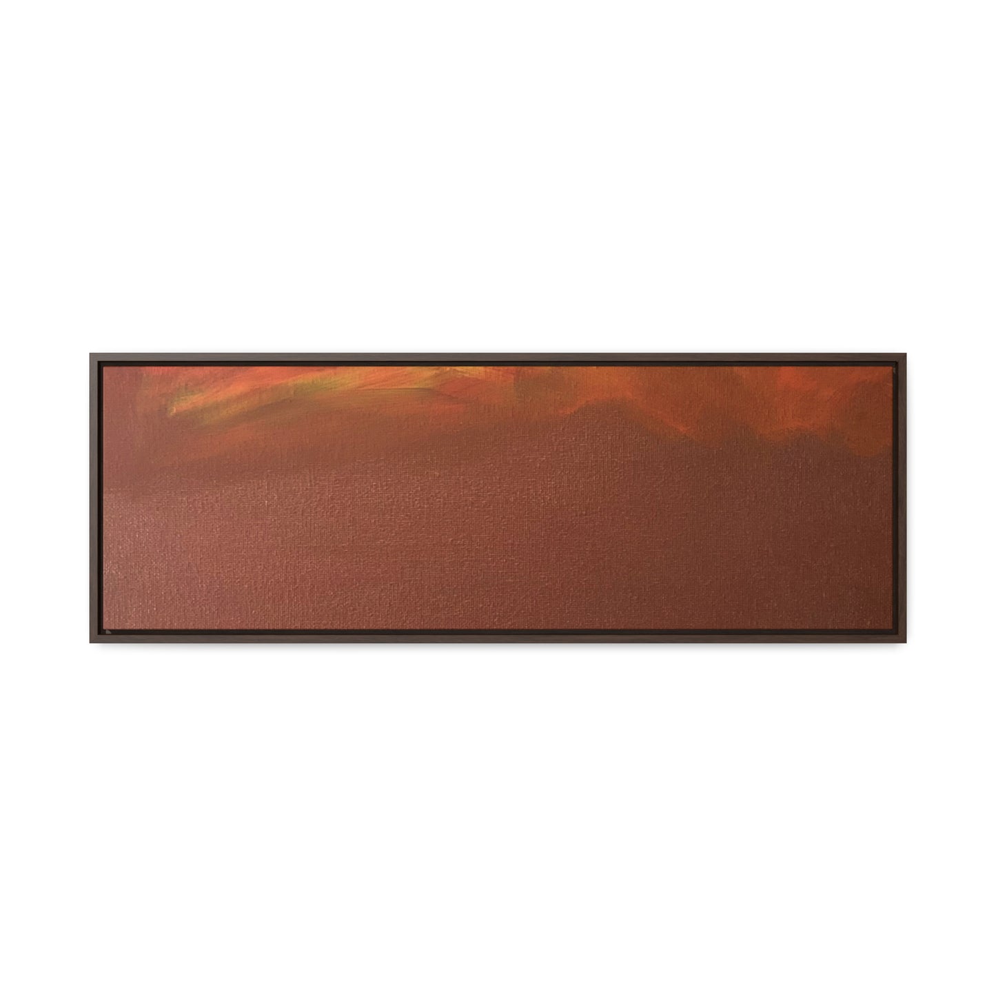Fiery sunset
