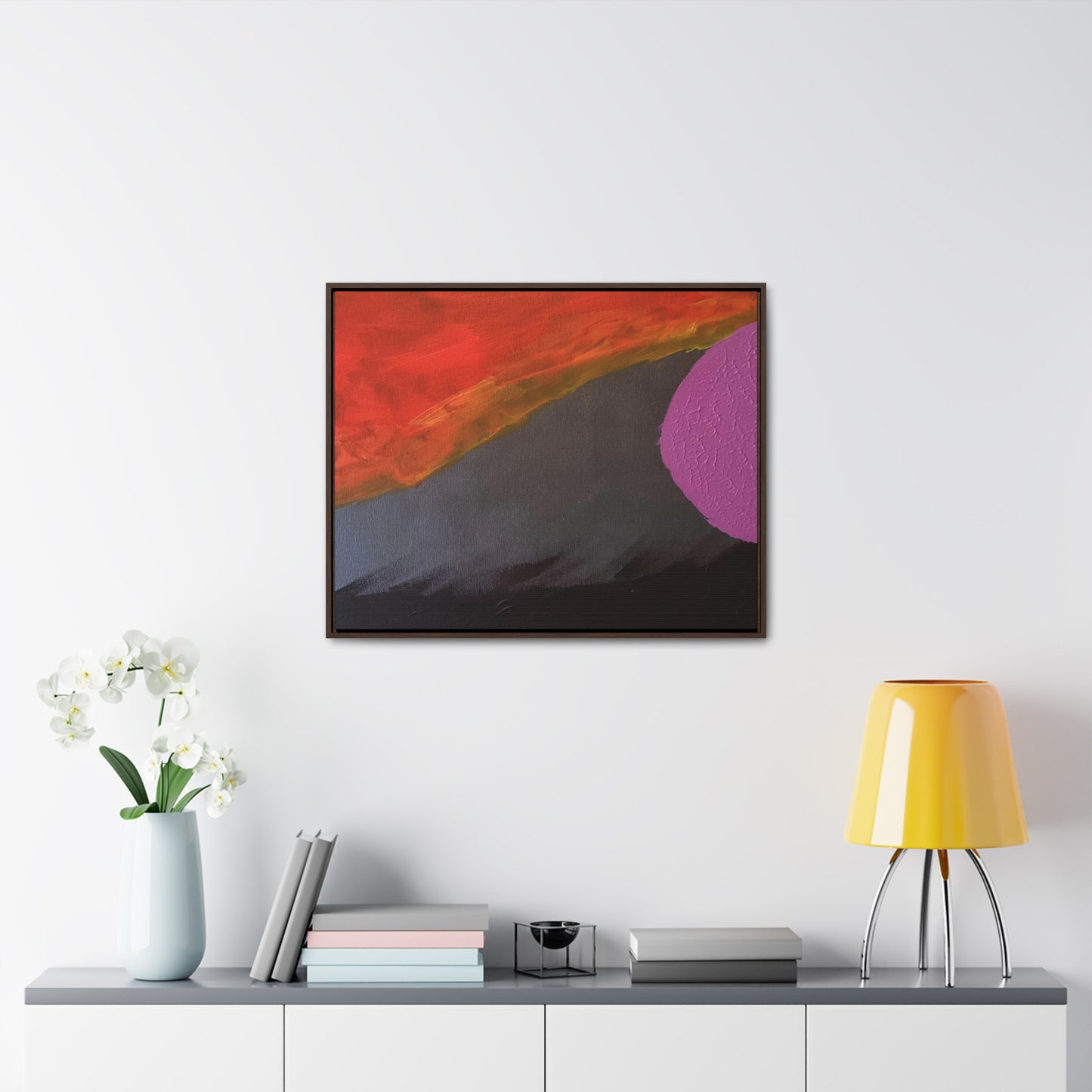 Sunset series #3 purple moon