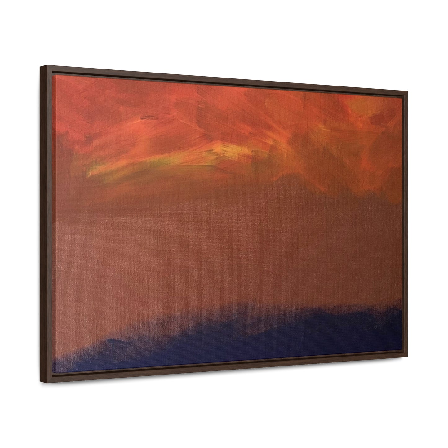Fiery sunset