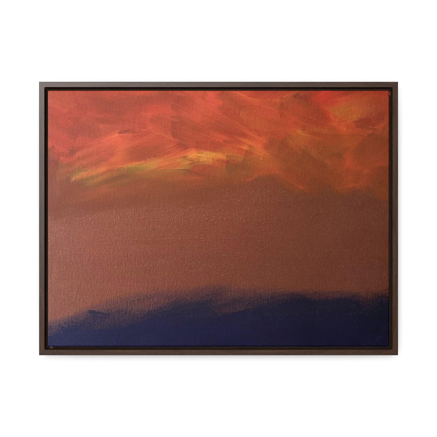 Fiery sunset