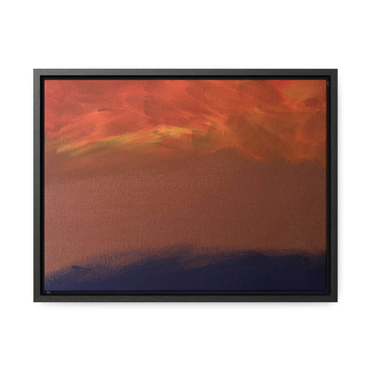 Fiery sunset