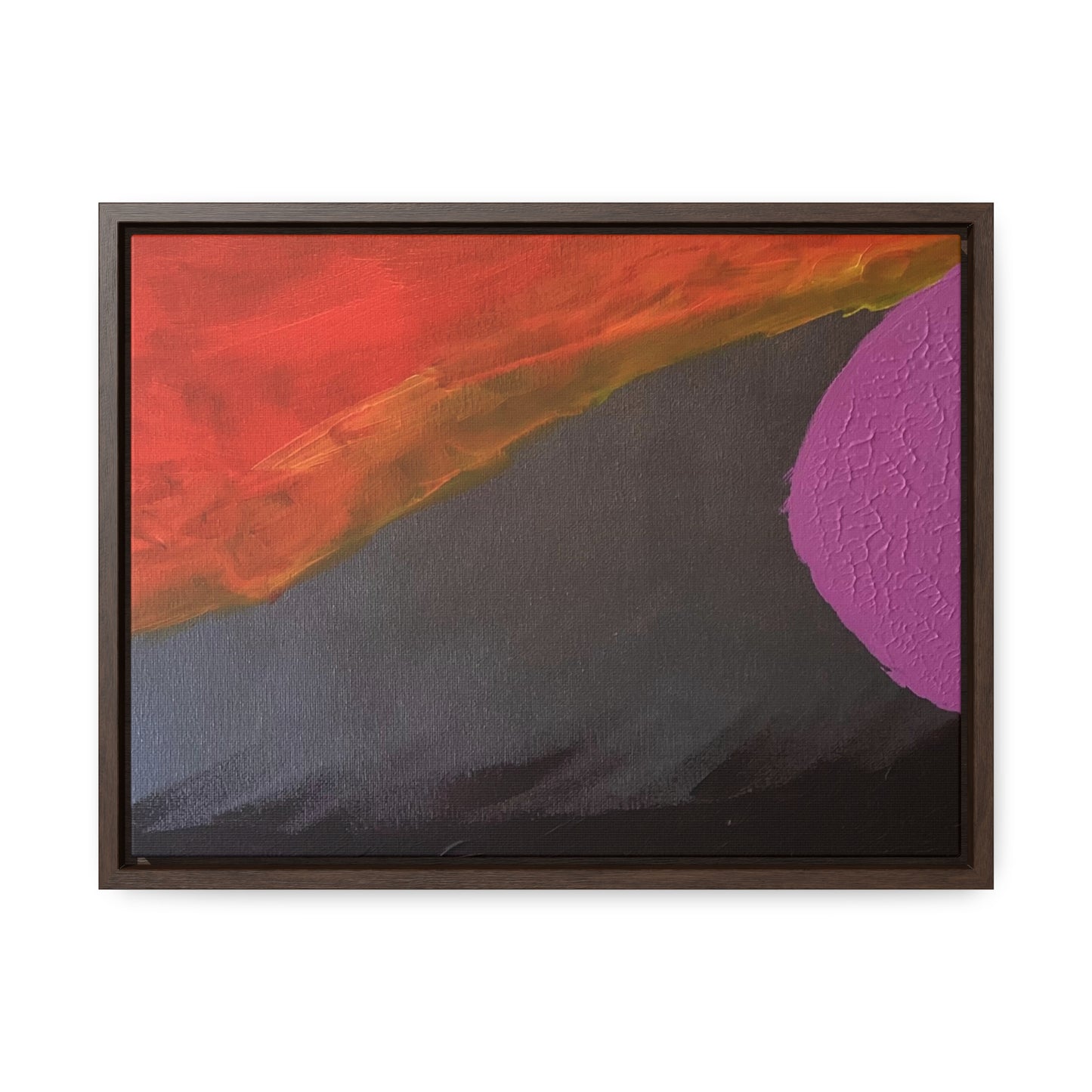 Sunset series #3 purple moon