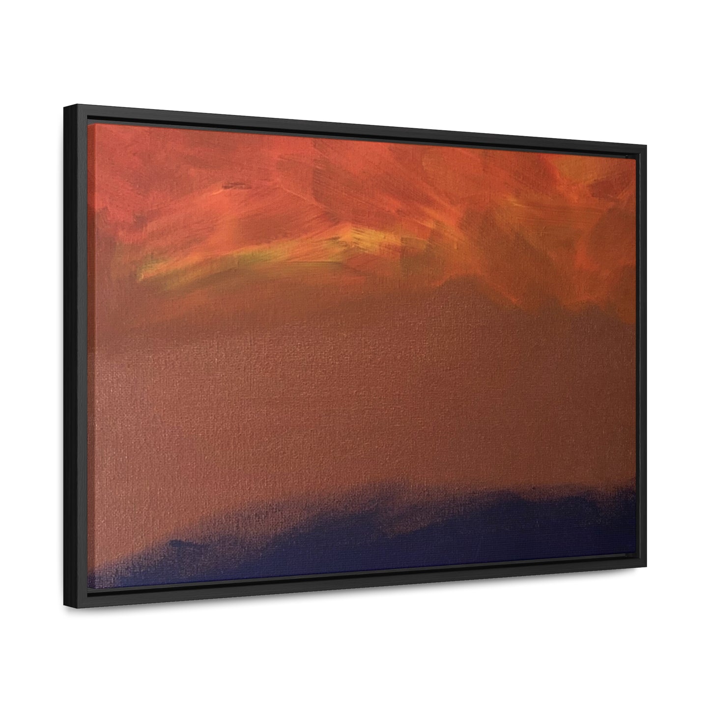 Fiery sunset