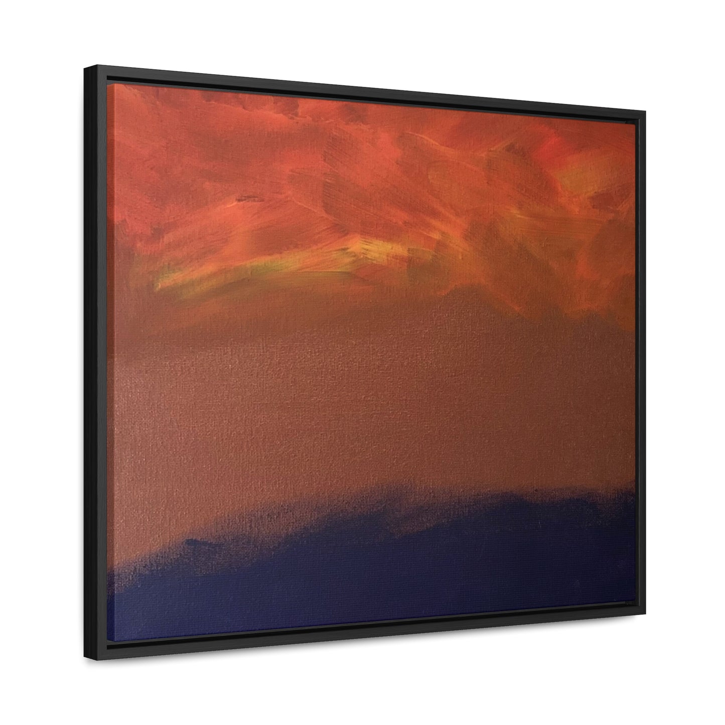 Fiery sunset