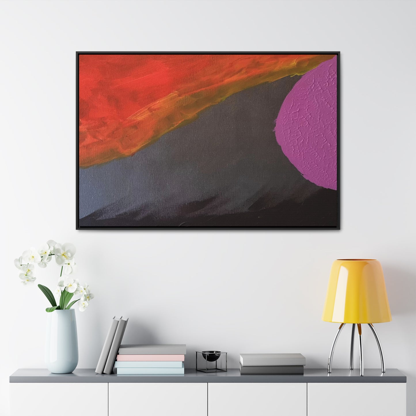 Sunset series #3 purple moon