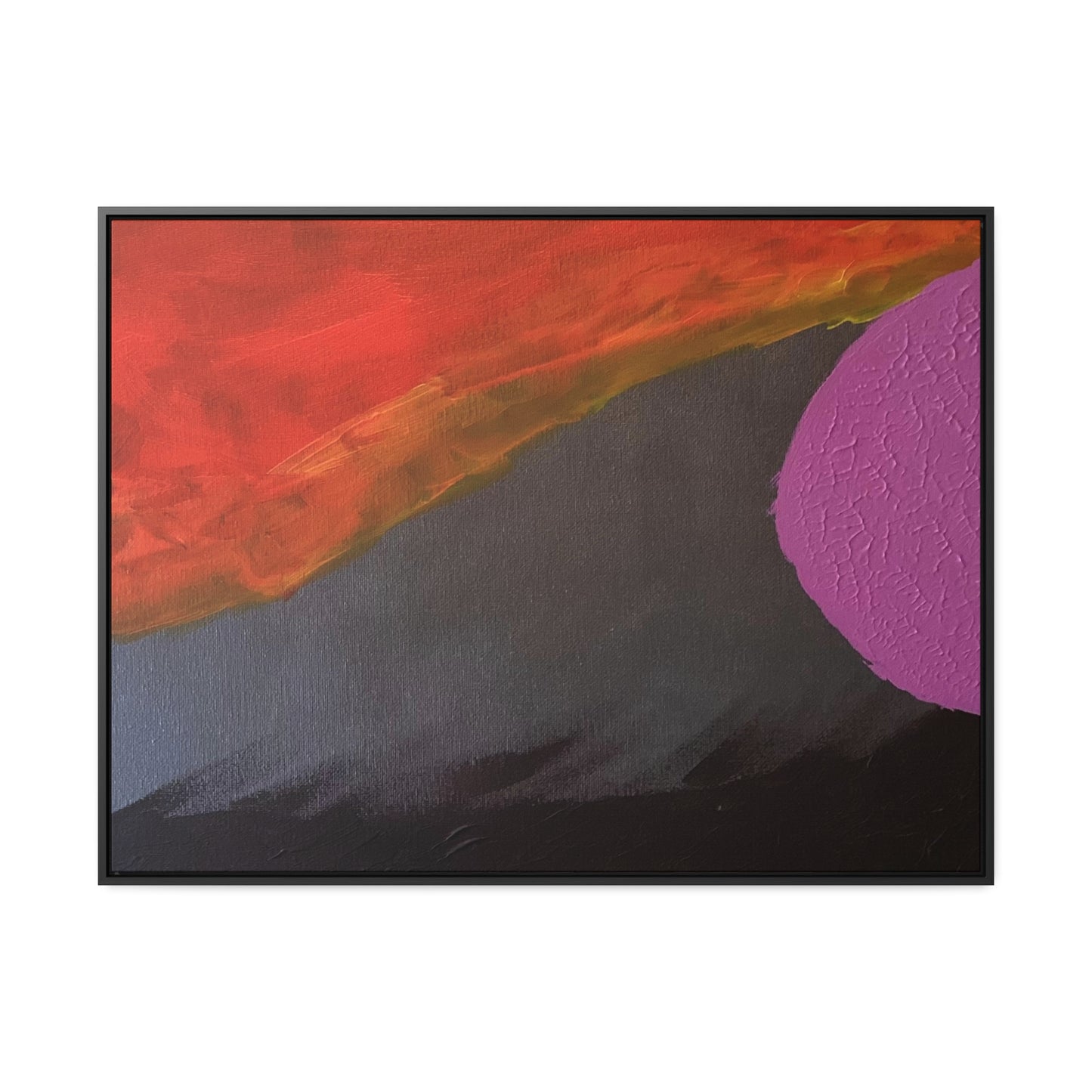 Sunset series #3 purple moon