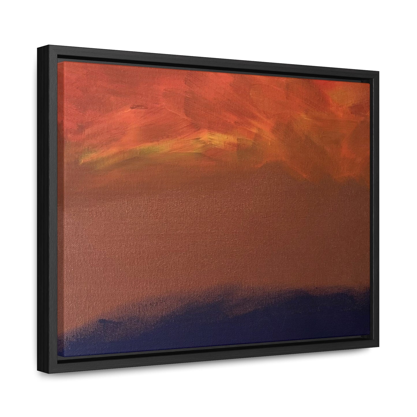 Fiery sunset