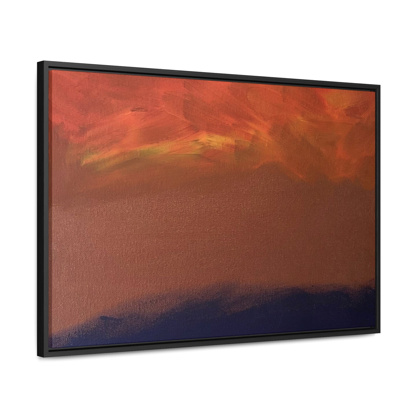 Fiery sunset