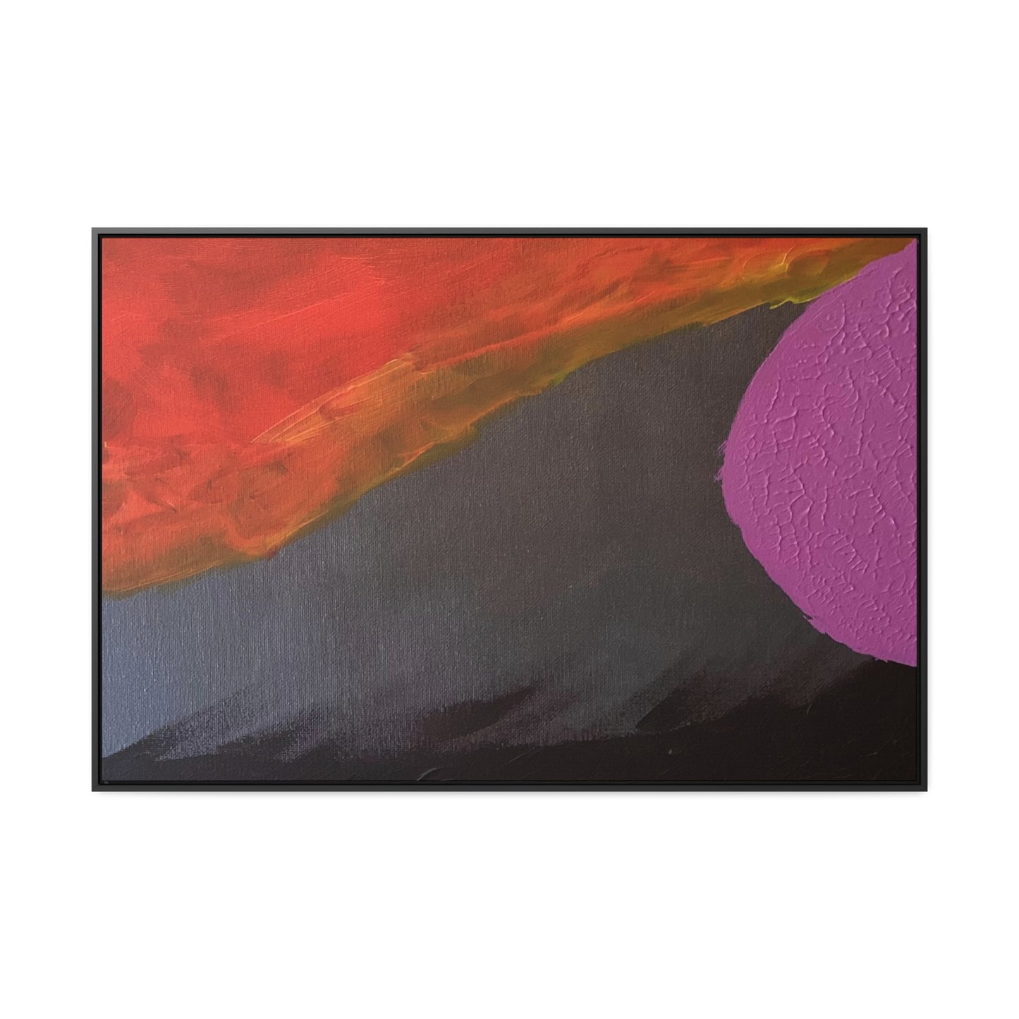 Sunset series #3 purple moon