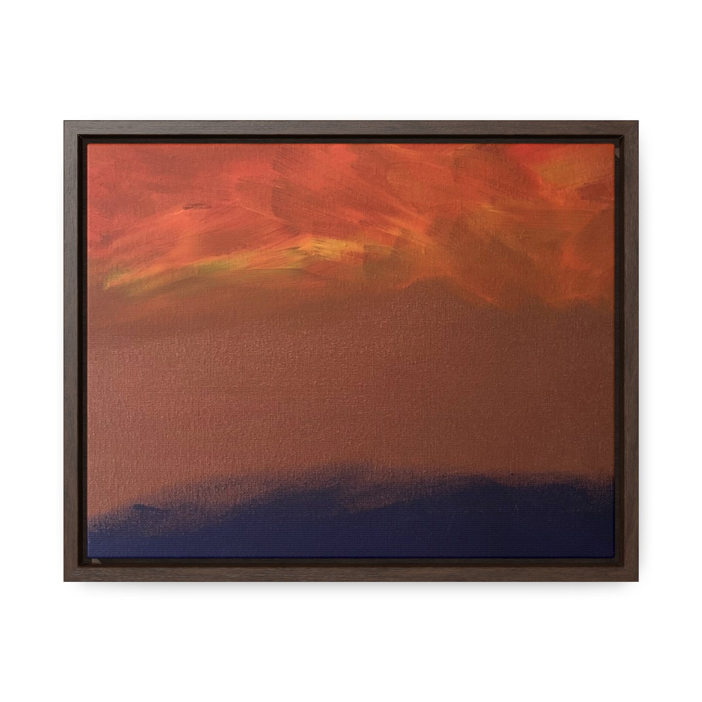 Fiery sunset