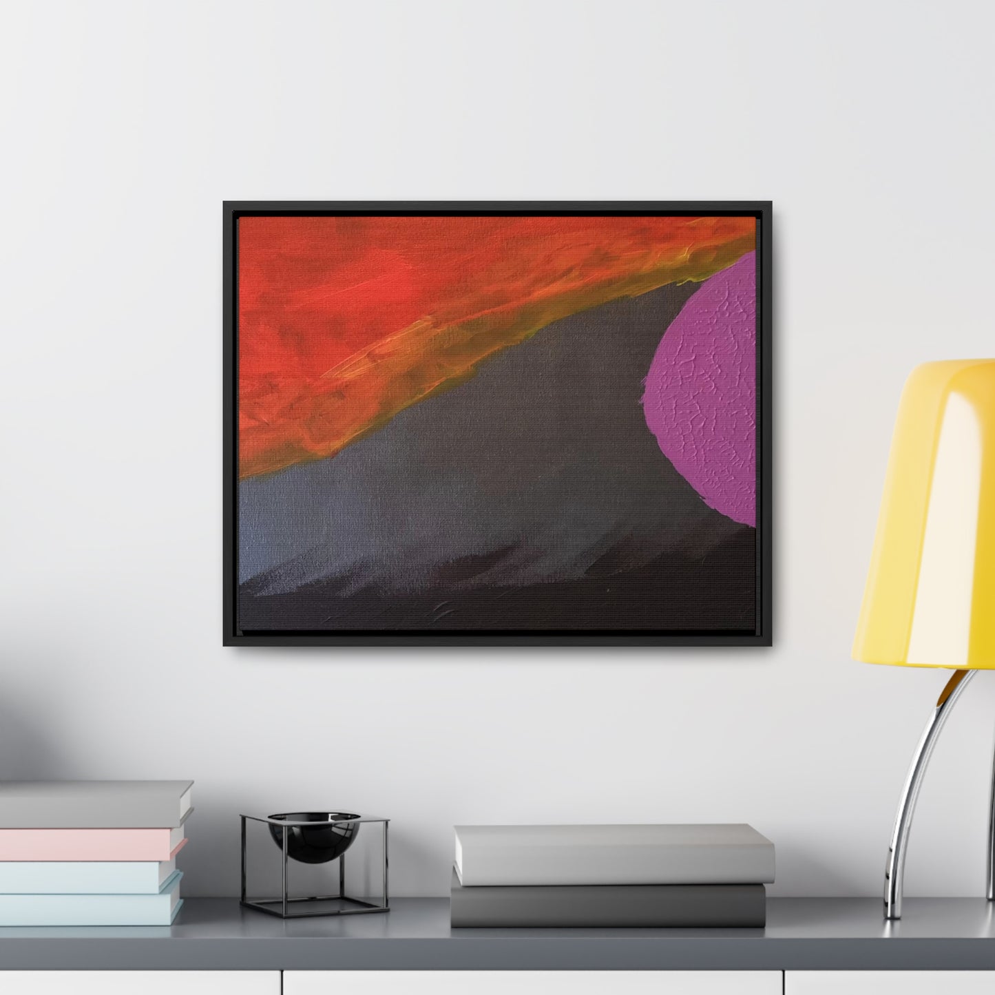Sunset series #3 purple moon