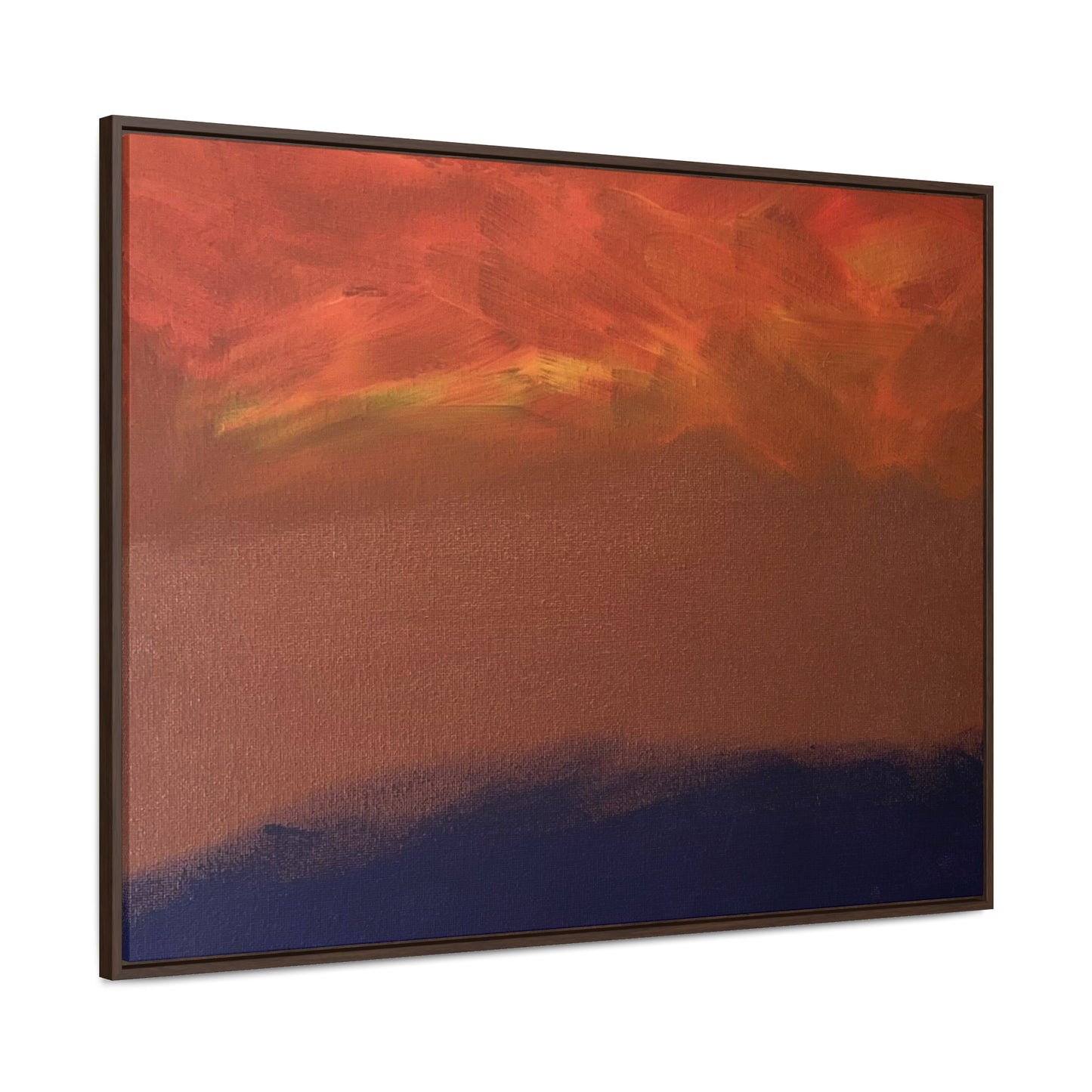 Fiery sunset