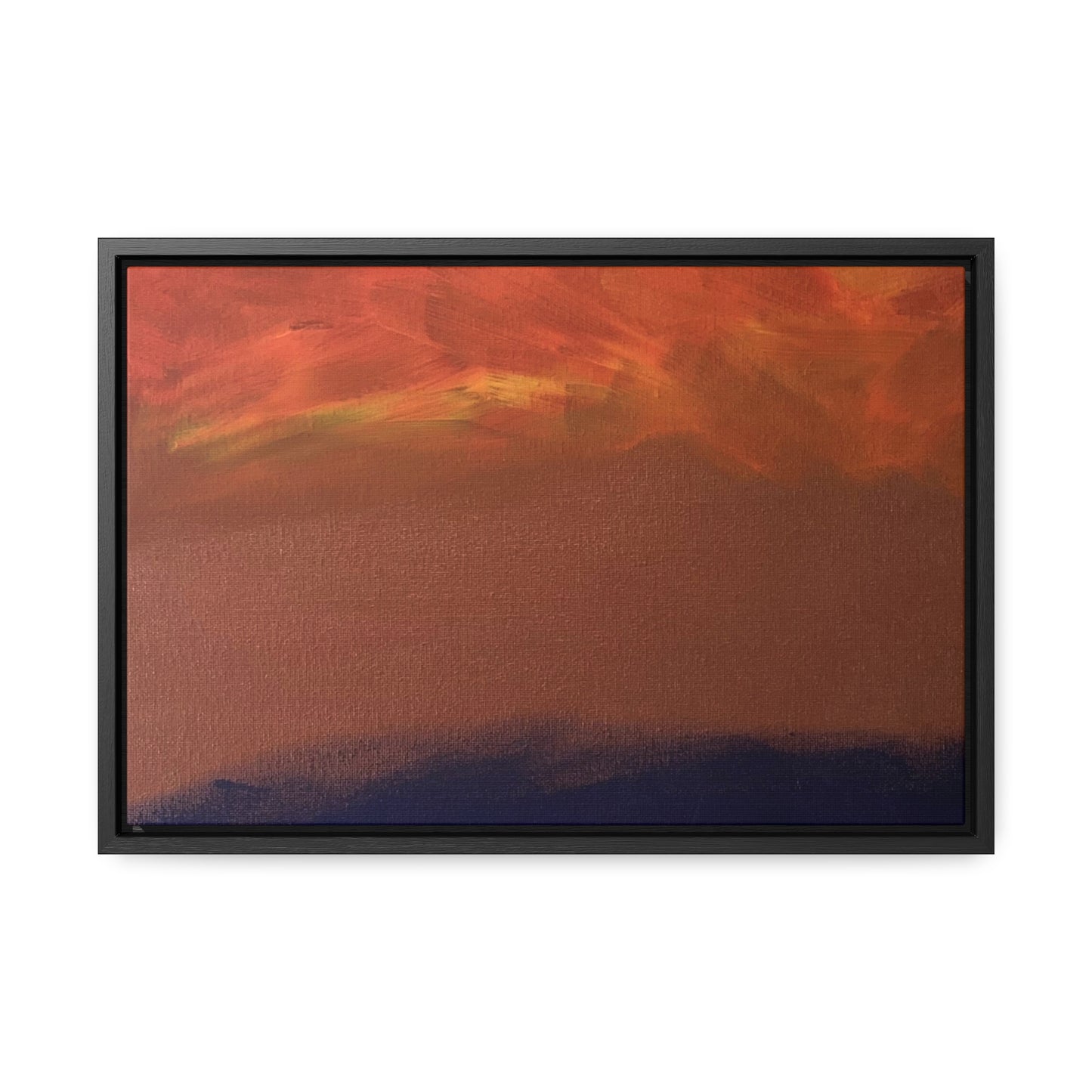 Fiery sunset