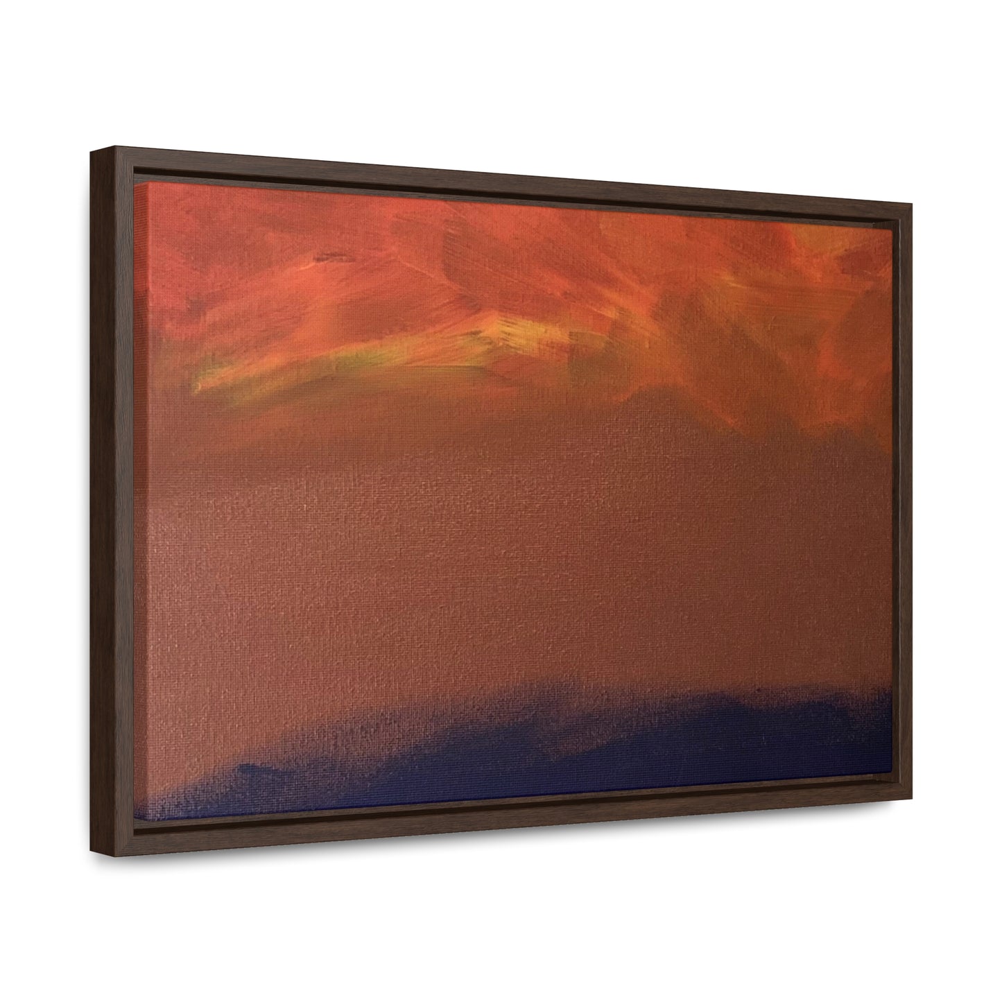 Fiery sunset