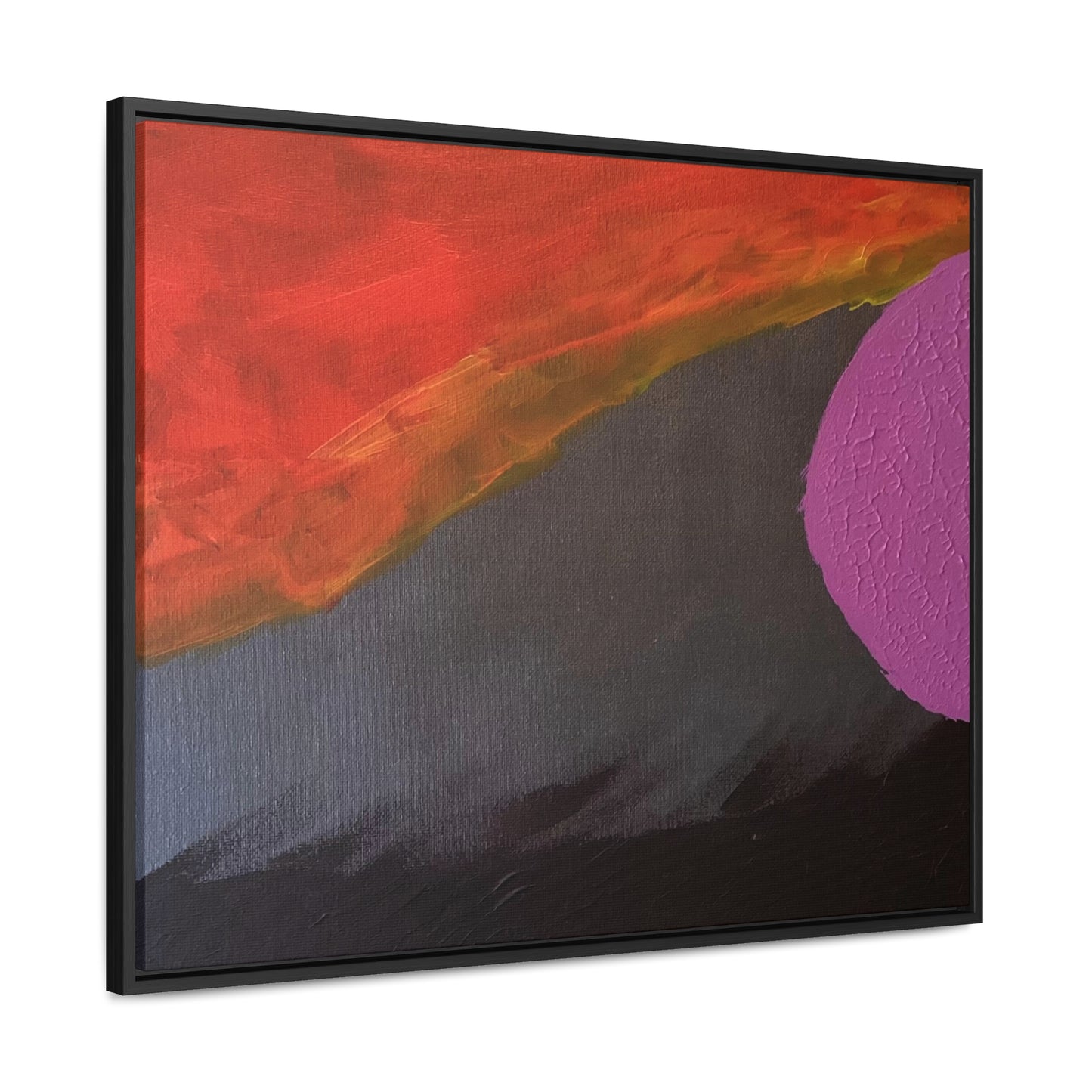 Sunset series #3 purple moon