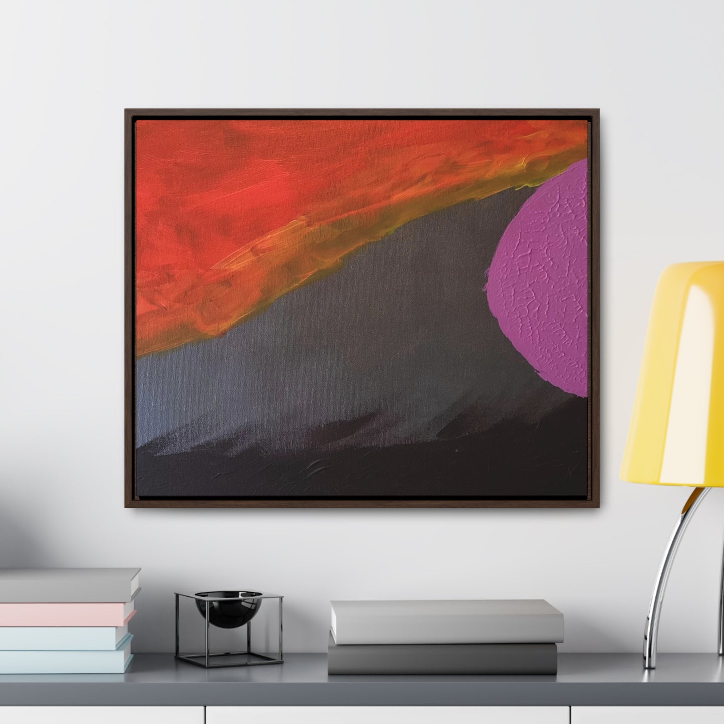 Sunset series #3 purple moon
