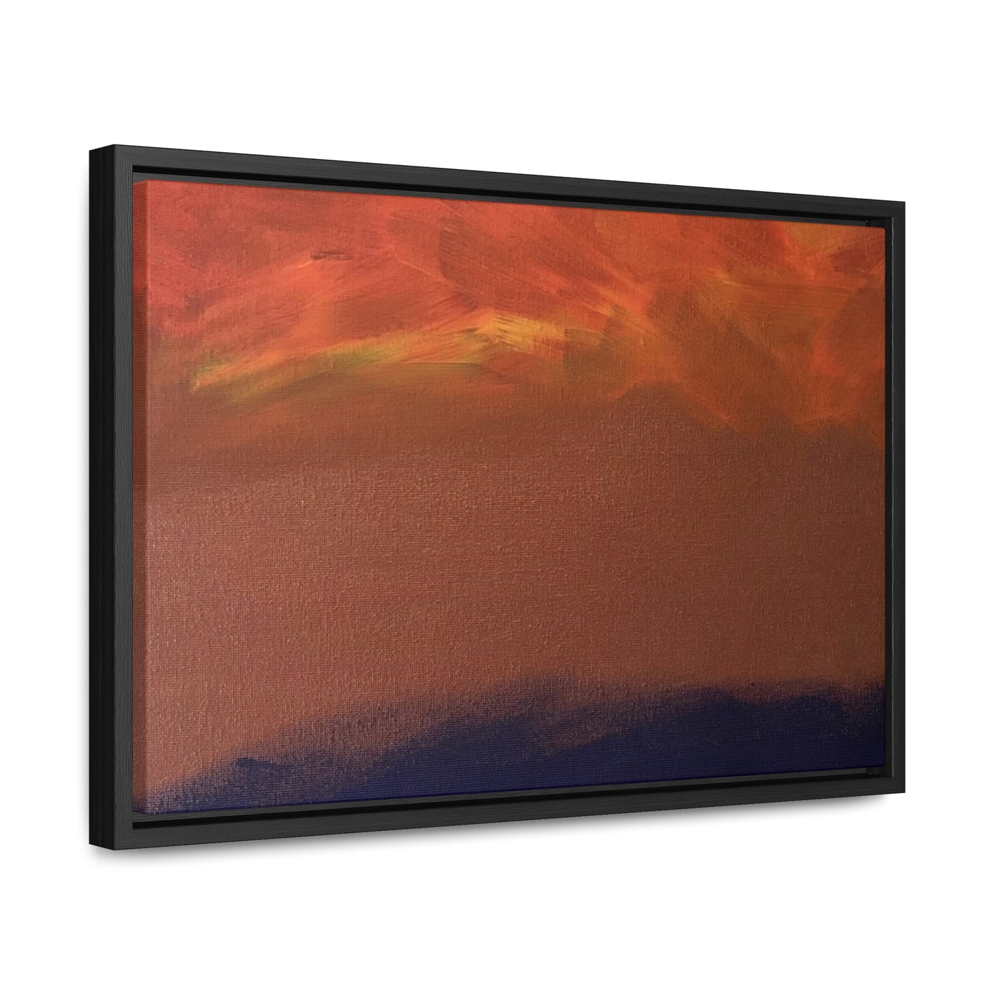 Fiery sunset
