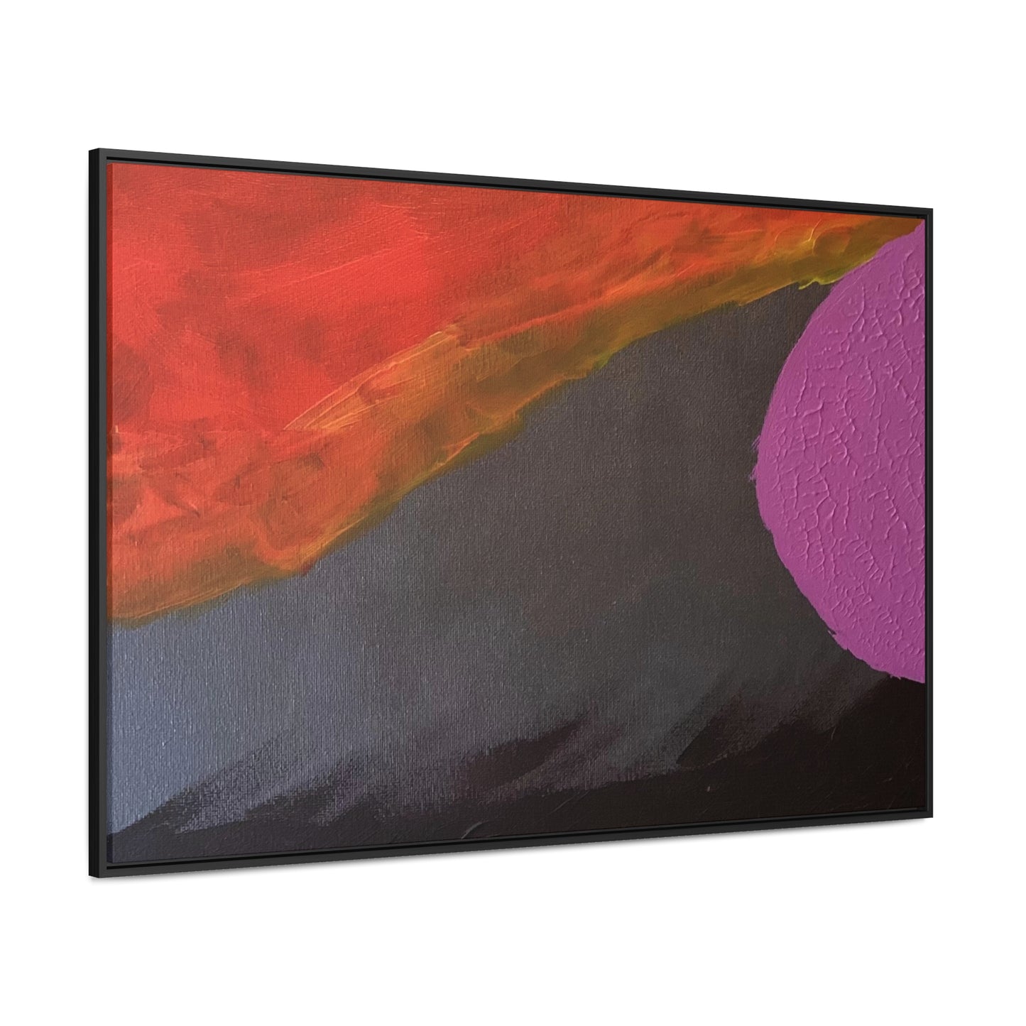 Sunset series #3 purple moon