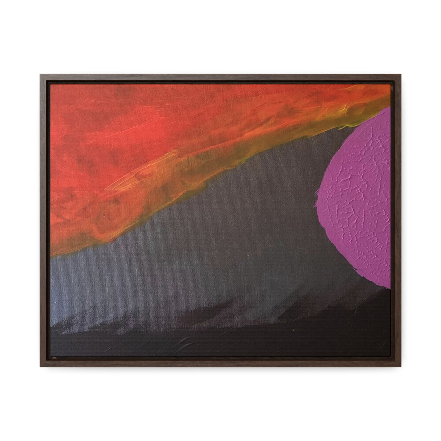 Sunset series #3 purple moon
