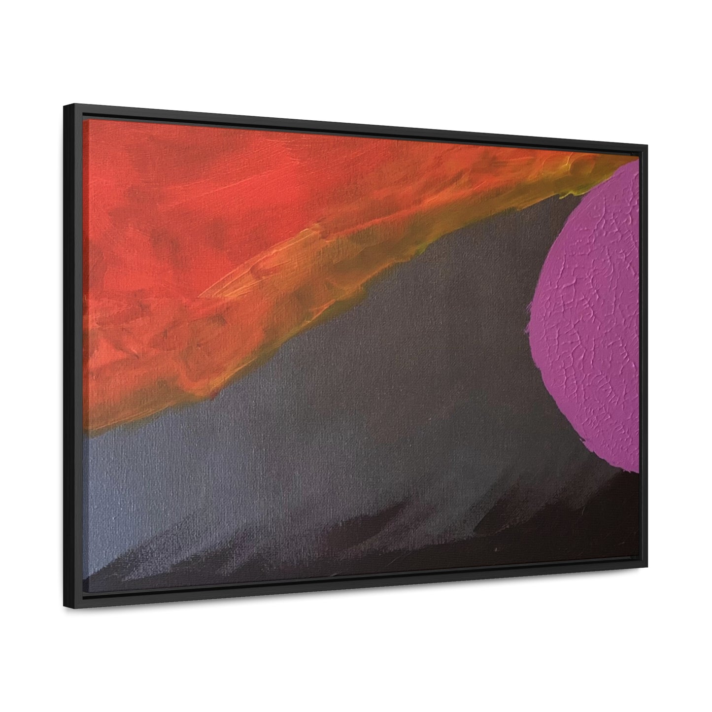 Sunset series #3 purple moon