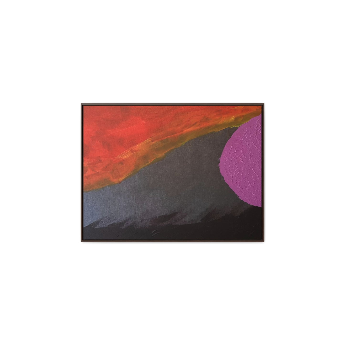 Sunset series #3 purple moon