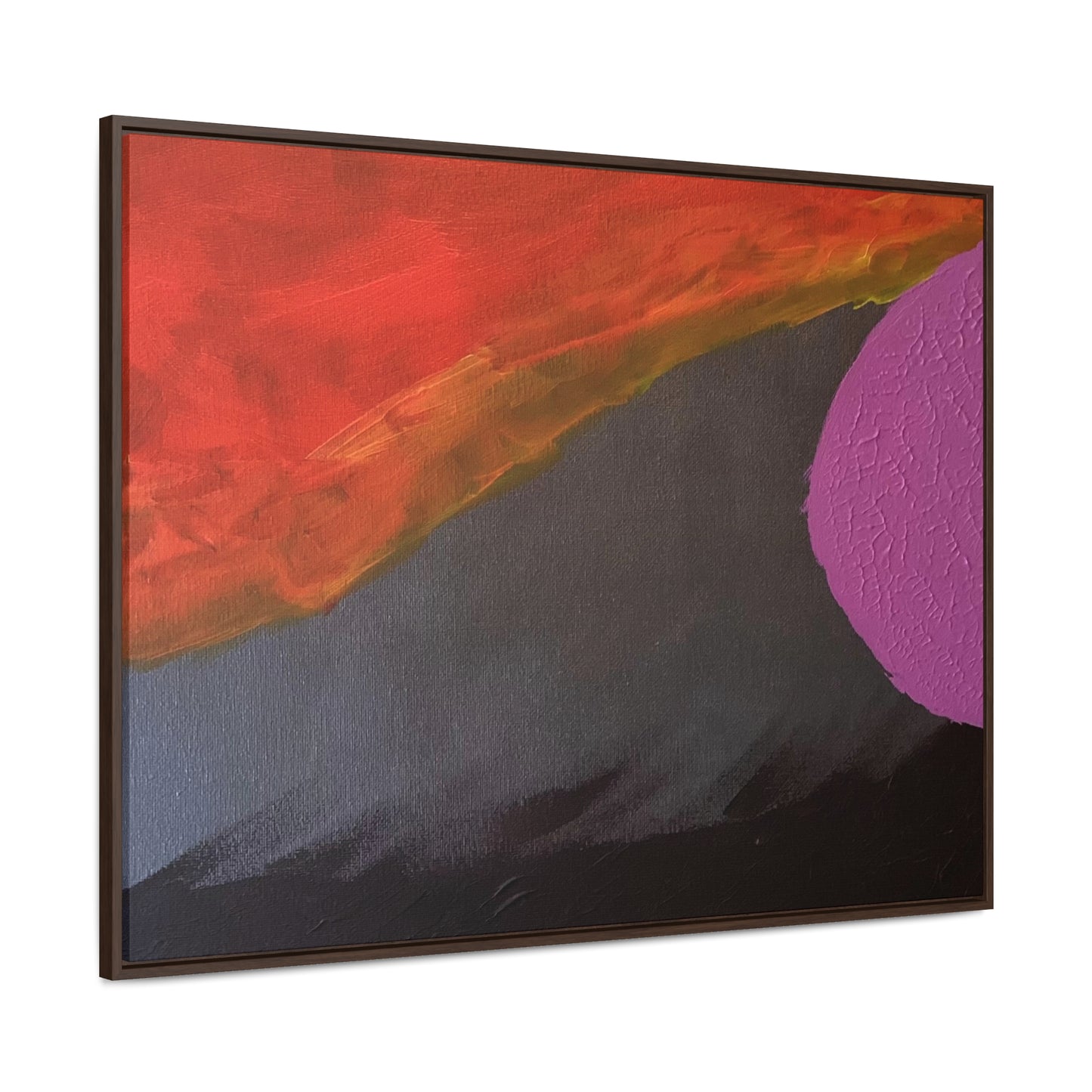 Sunset series #3 purple moon