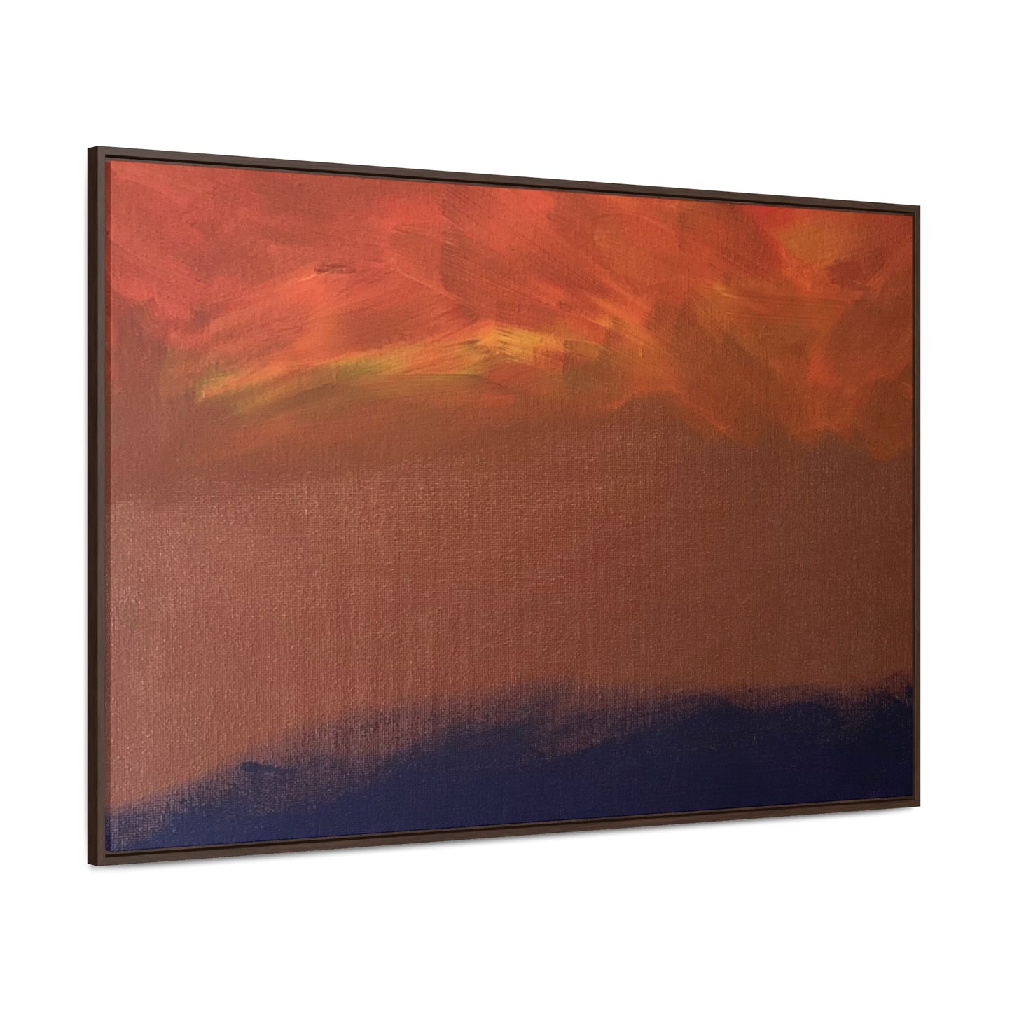 Fiery sunset
