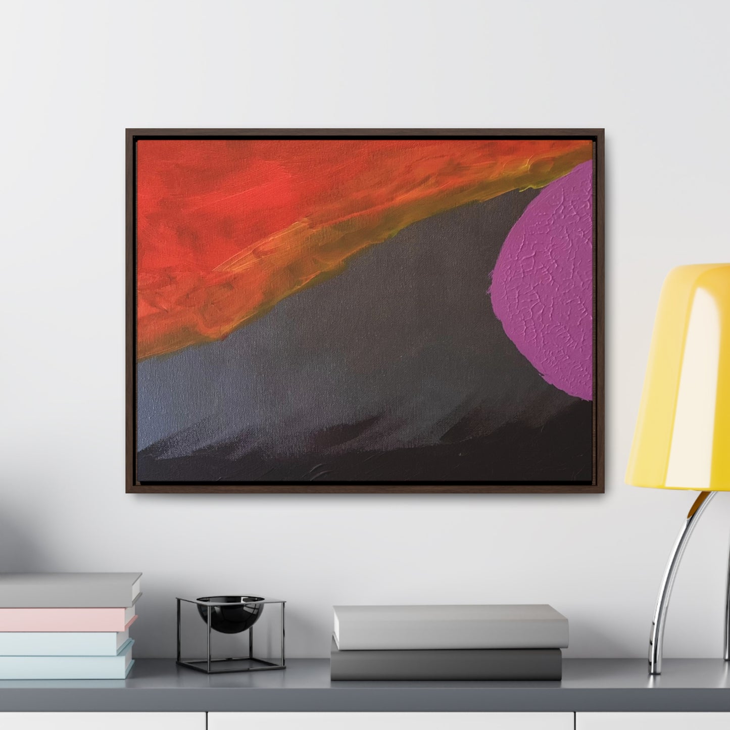 Sunset series #3 purple moon