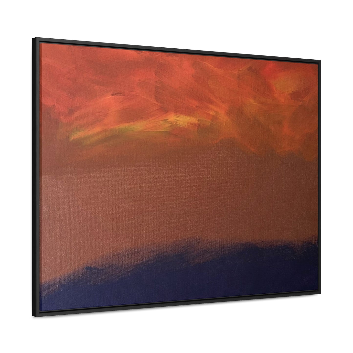 Fiery sunset