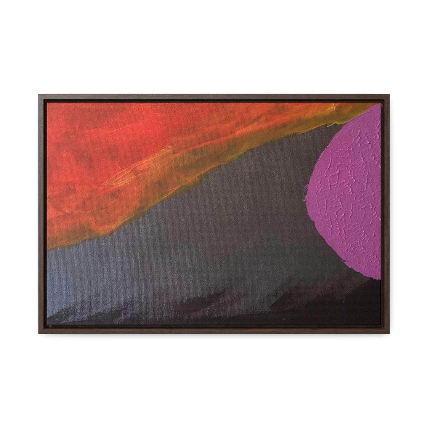 Sunset series #3 purple moon