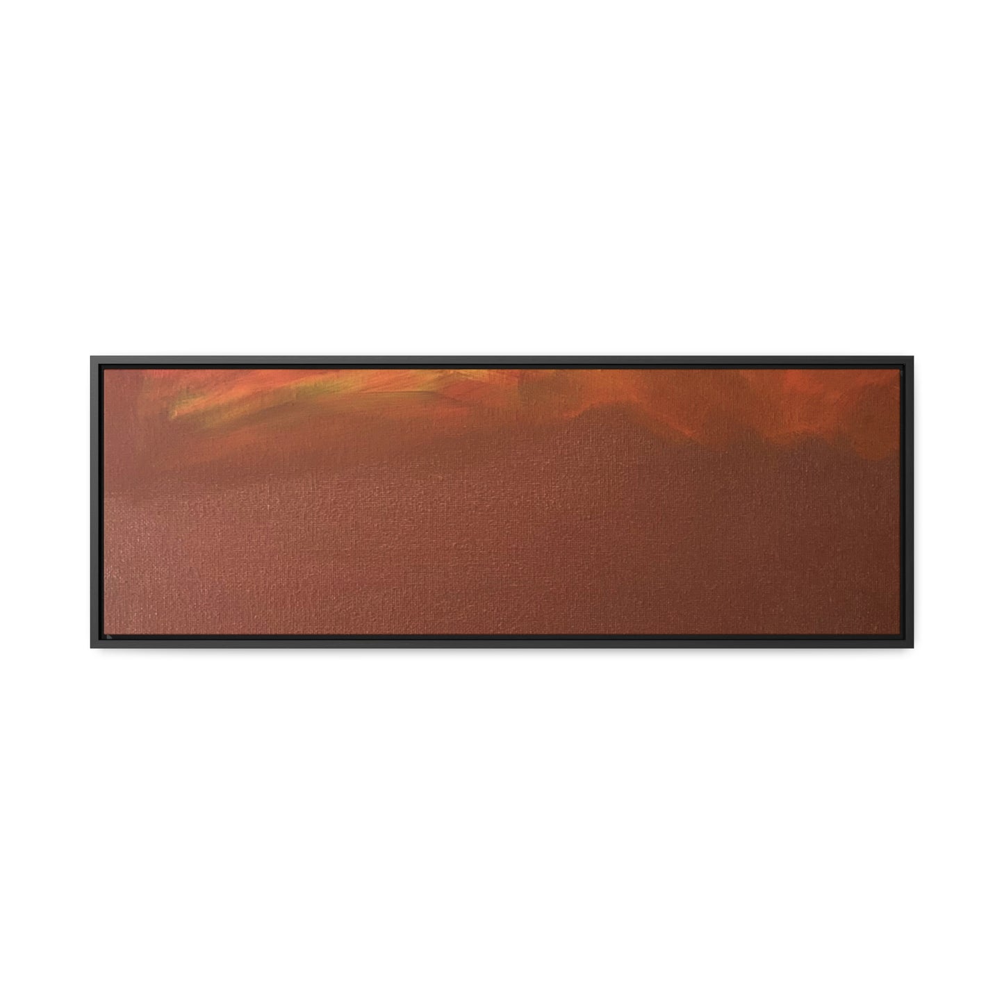 Fiery sunset