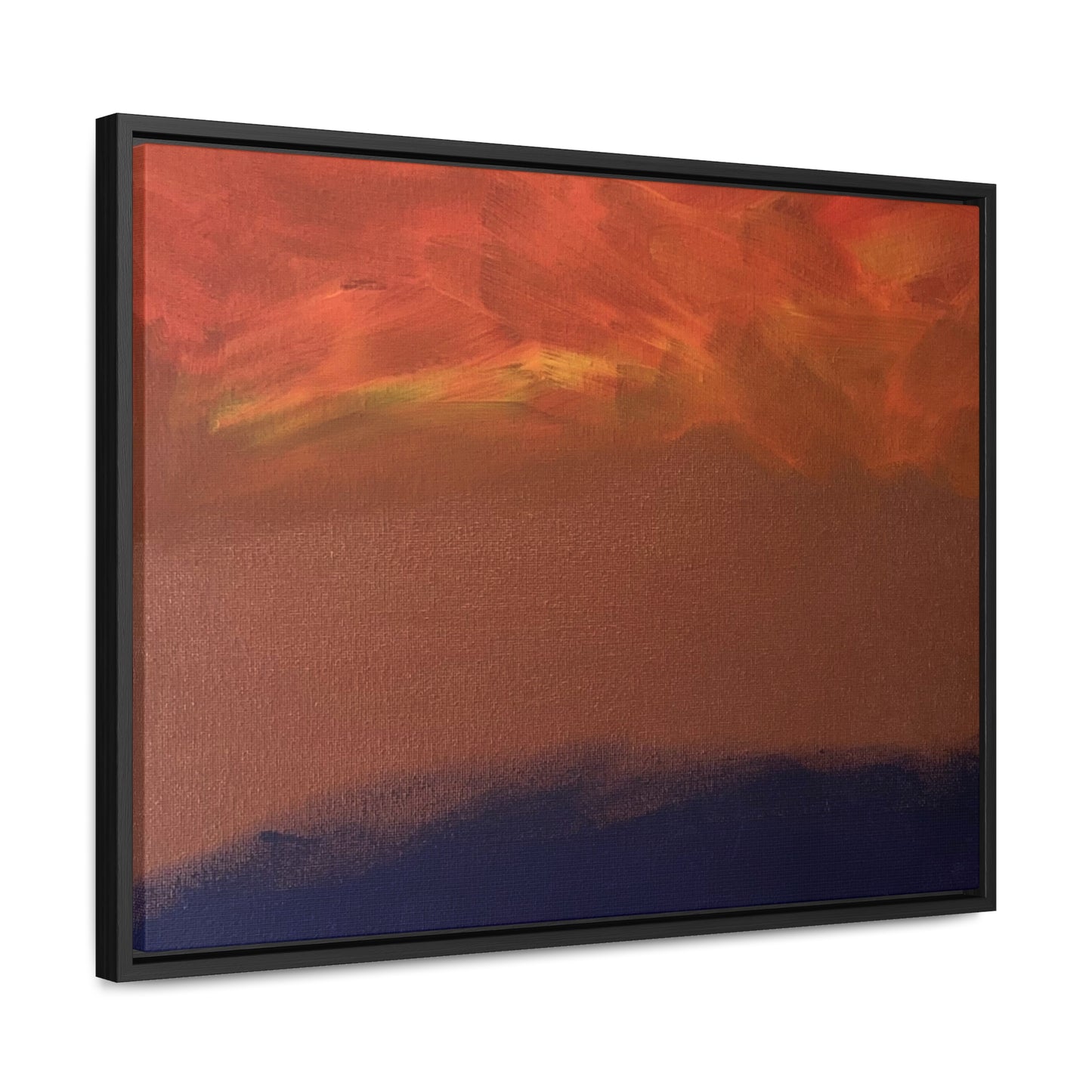 Fiery sunset