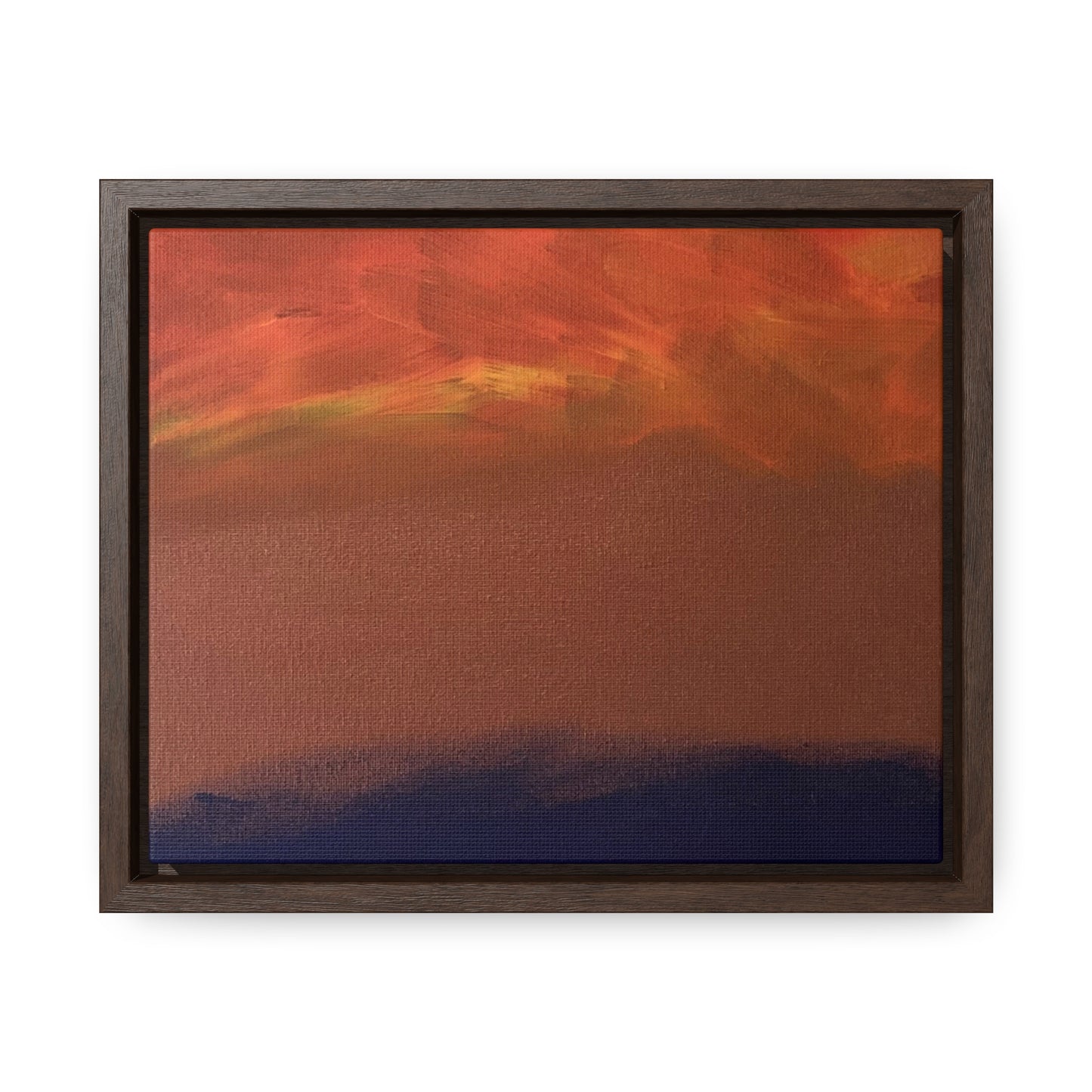 Fiery sunset